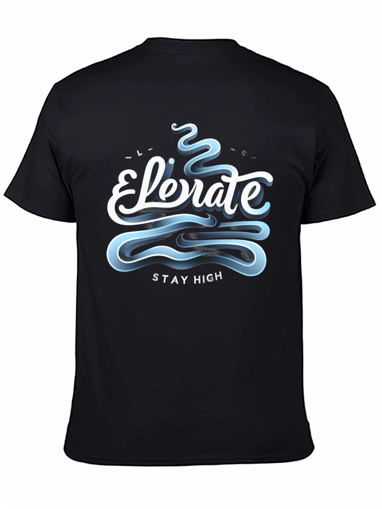 Elevate Stay High Graphic Tee - Black