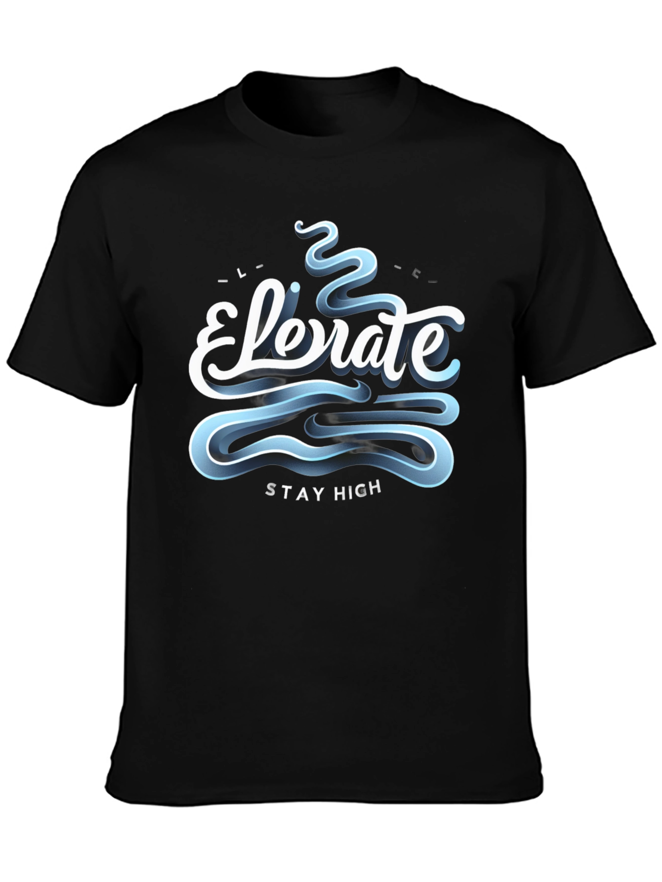 Elevate Stay High Graphic Tee - Black