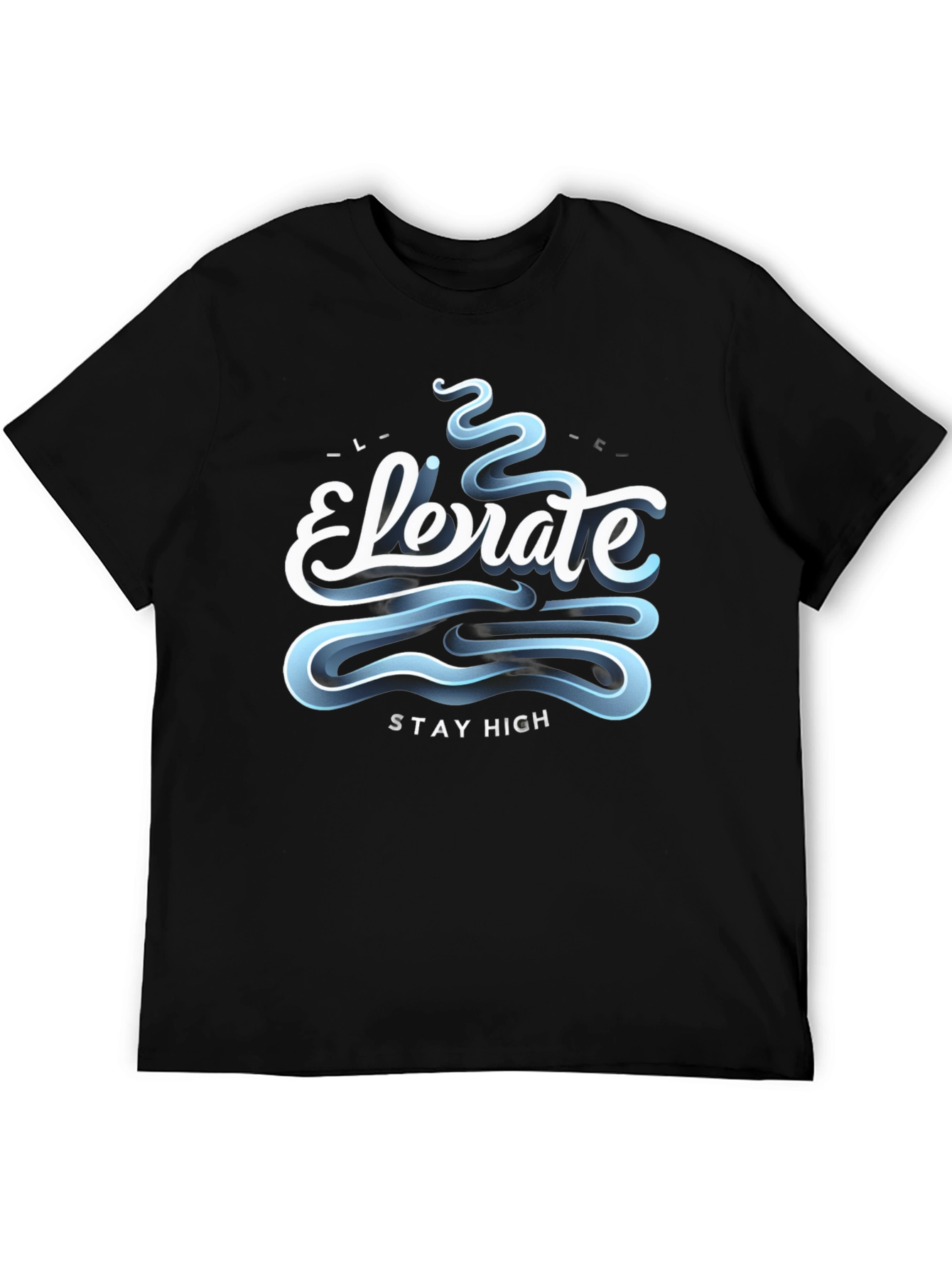 Elevate Stay High Graphic Tee - Black