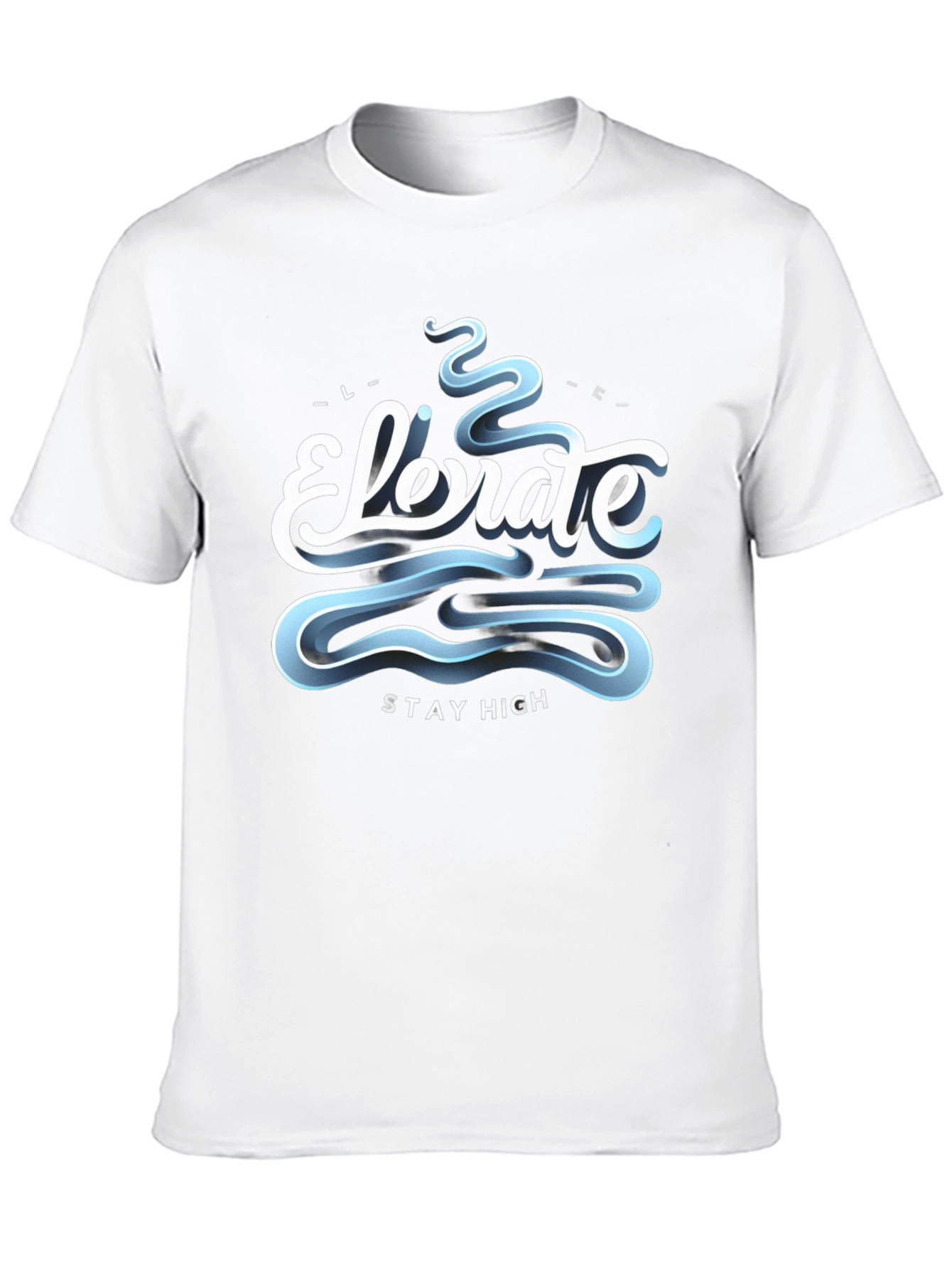 Elevate Stay High Graphic Tee - Black