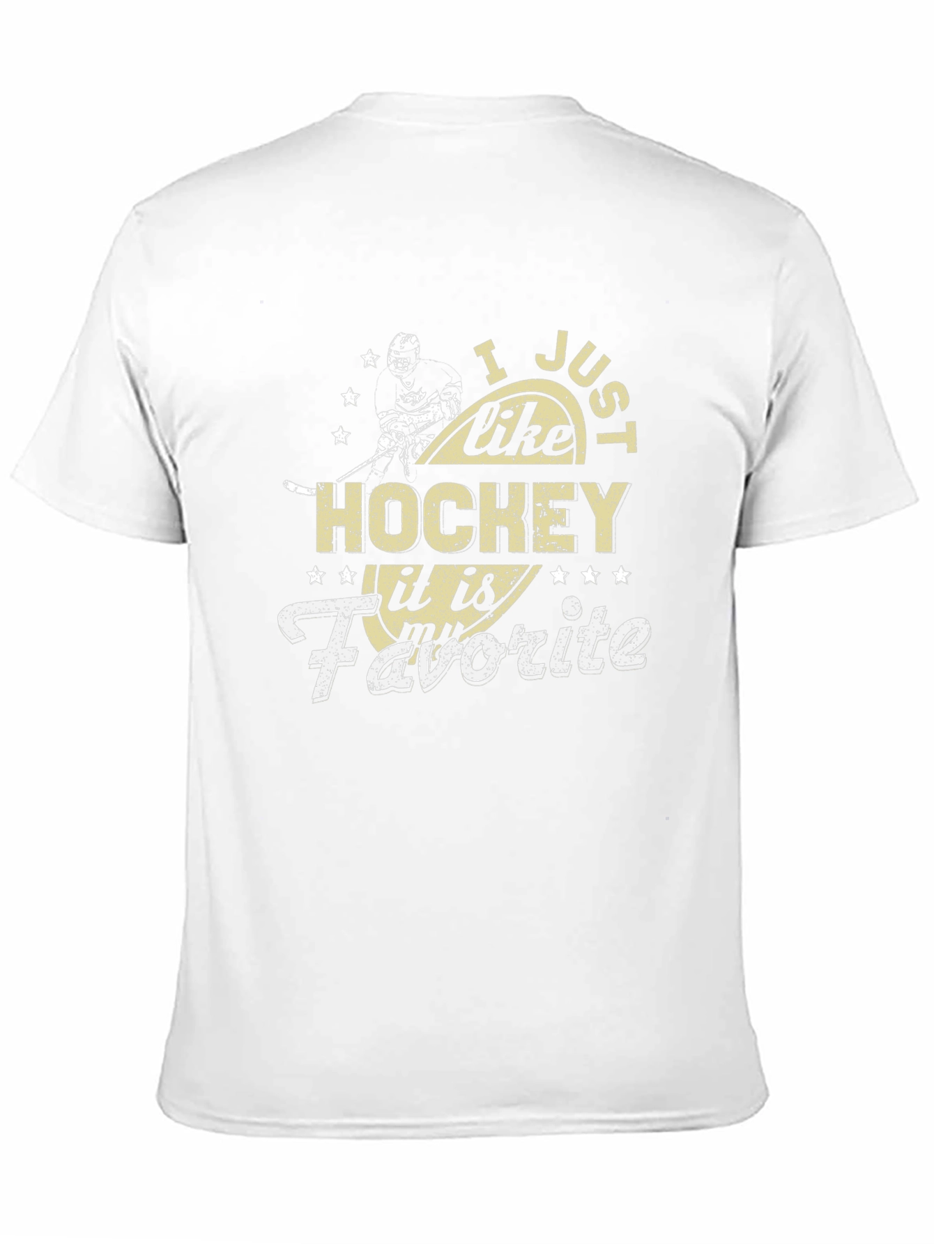 Hockey Fan Graphic Tee - I Just Like Hockey