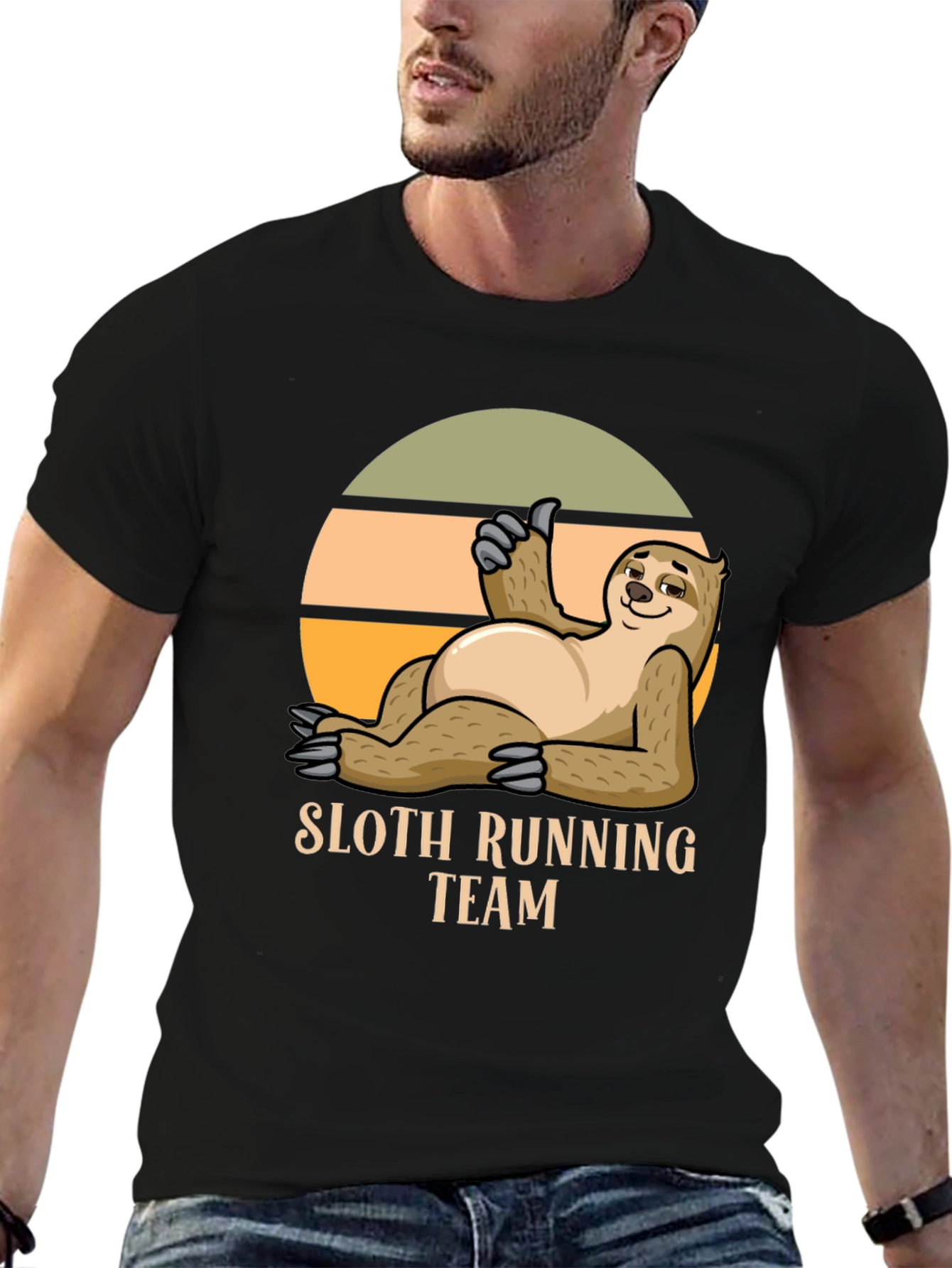 Sloth Running Team T-Shirt - Funny & Comfortable