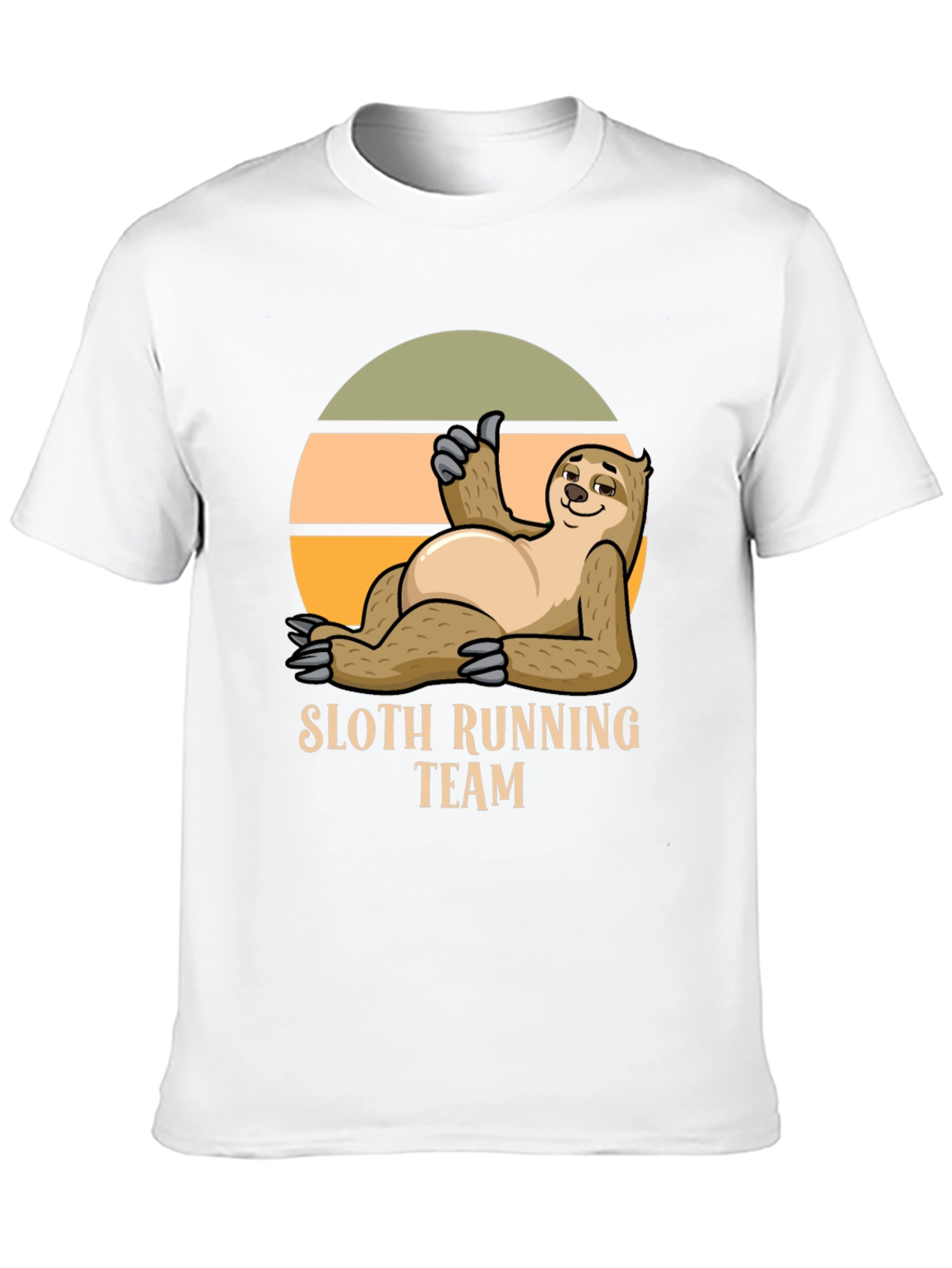 Sloth Running Team T-Shirt - Funny & Comfortable