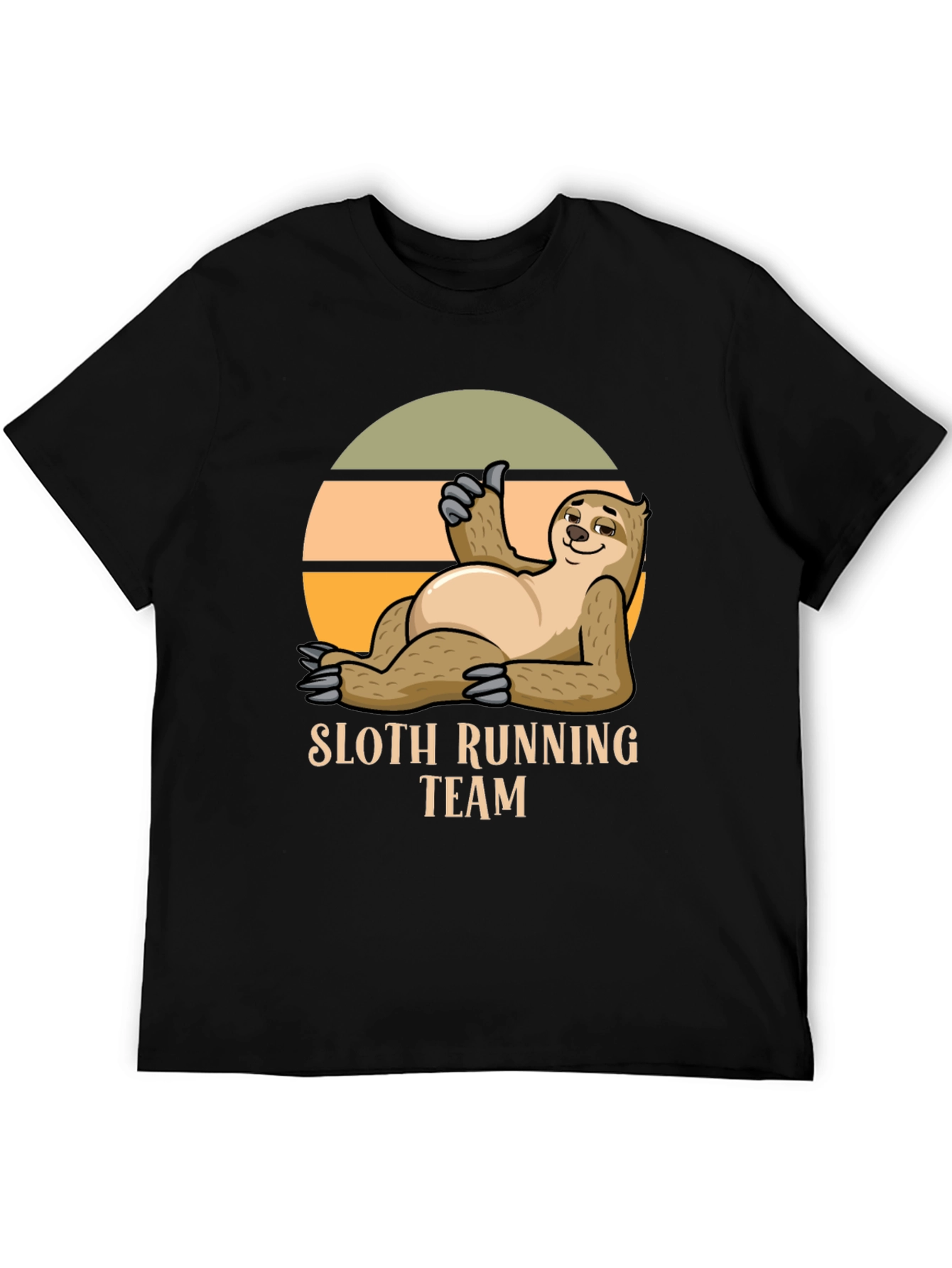 Sloth Running Team T-Shirt - Funny & Comfortable