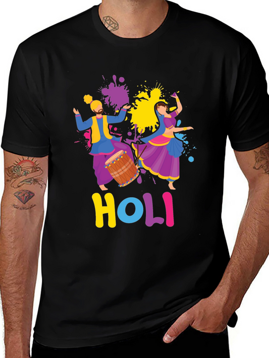 Holi Festival T-Shirt - Colorful Indian Celebration