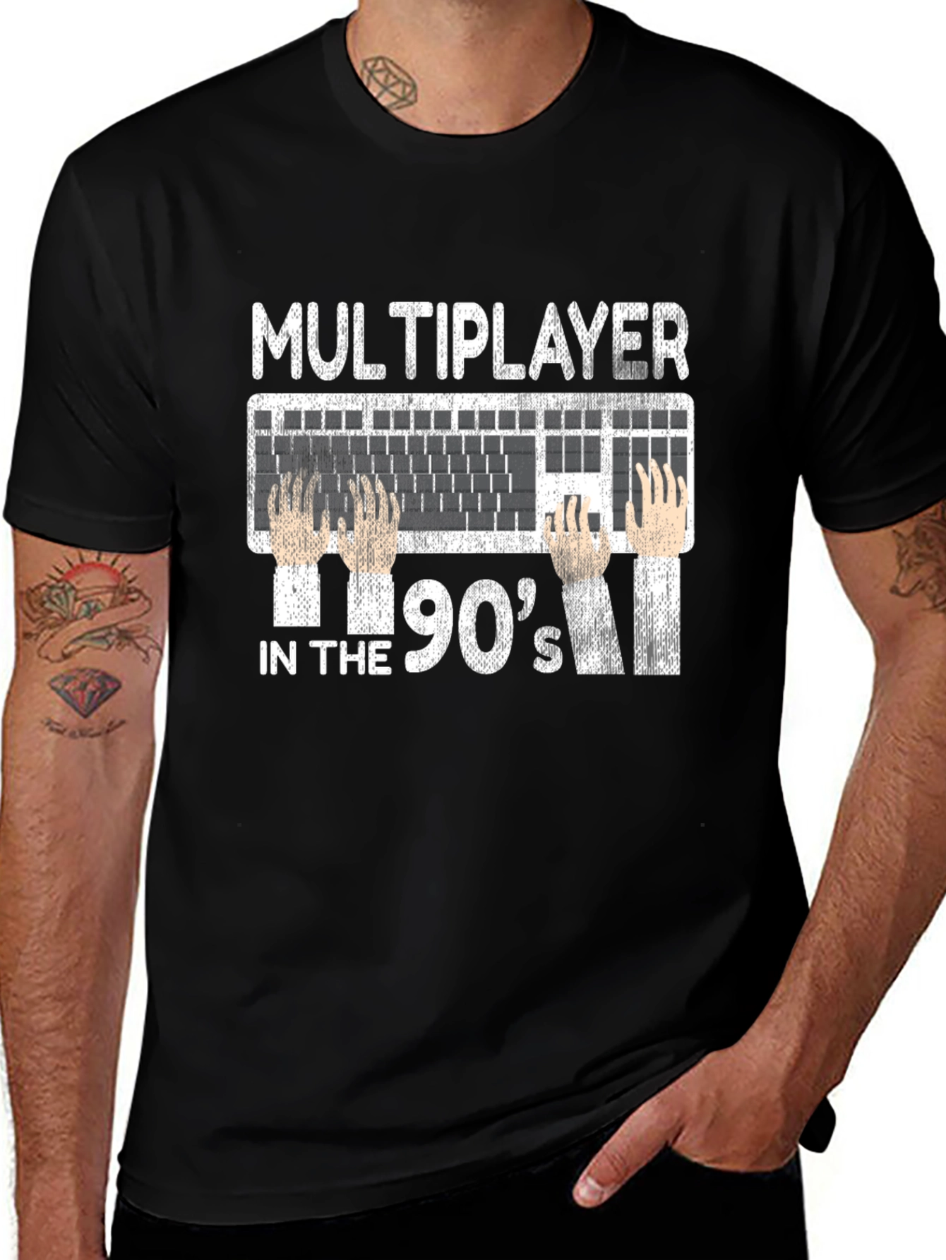 Multiplayer in the 90s Graphic Tee