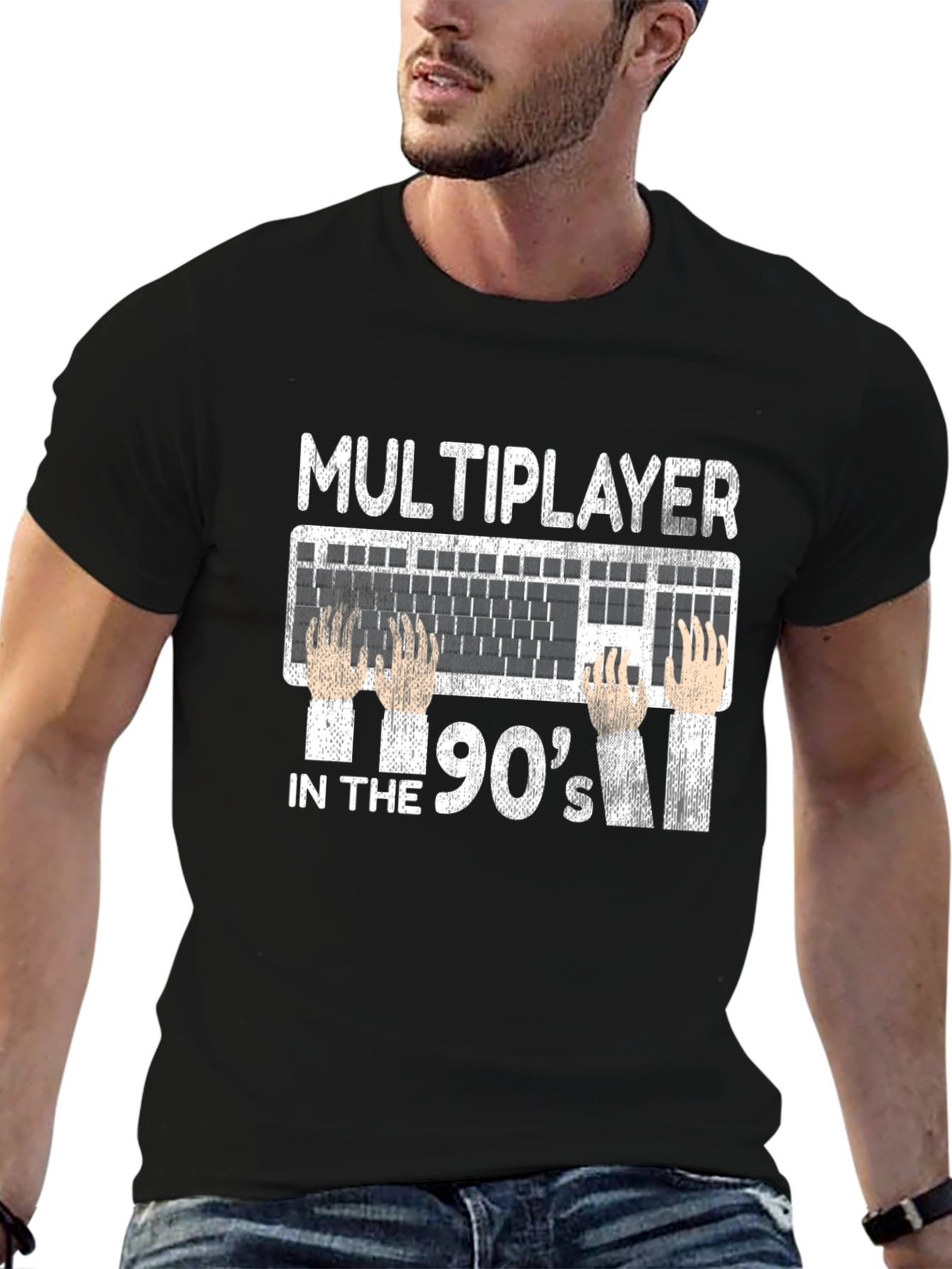 Multiplayer in the 90s Graphic Tee