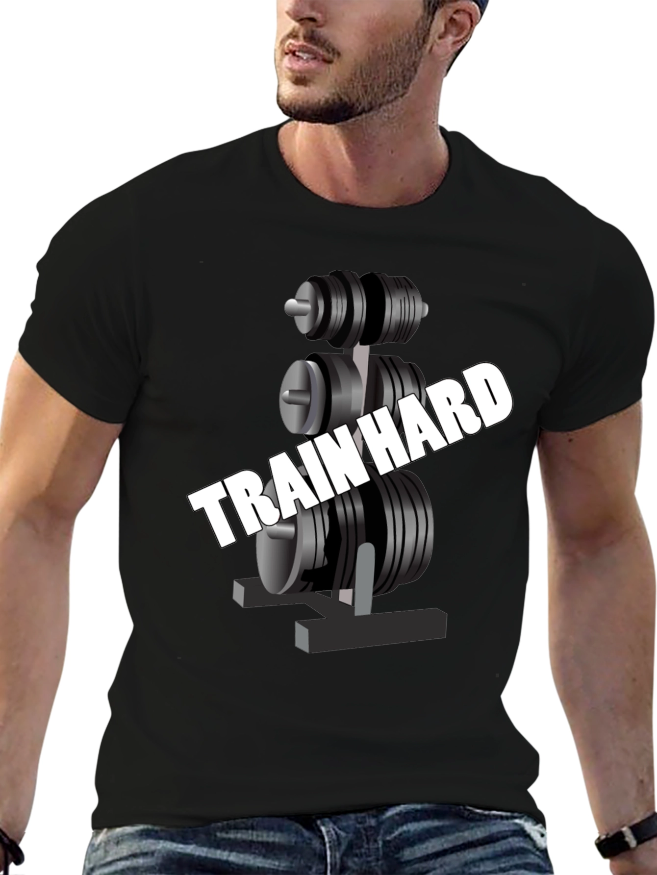 Train Hard Graphic T-Shirt