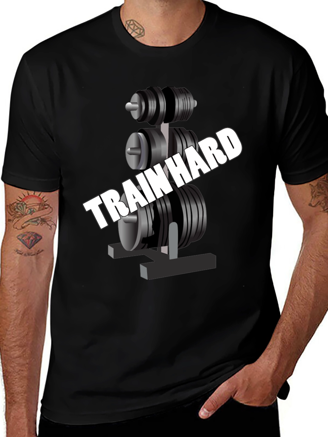 Train Hard Graphic T-Shirt