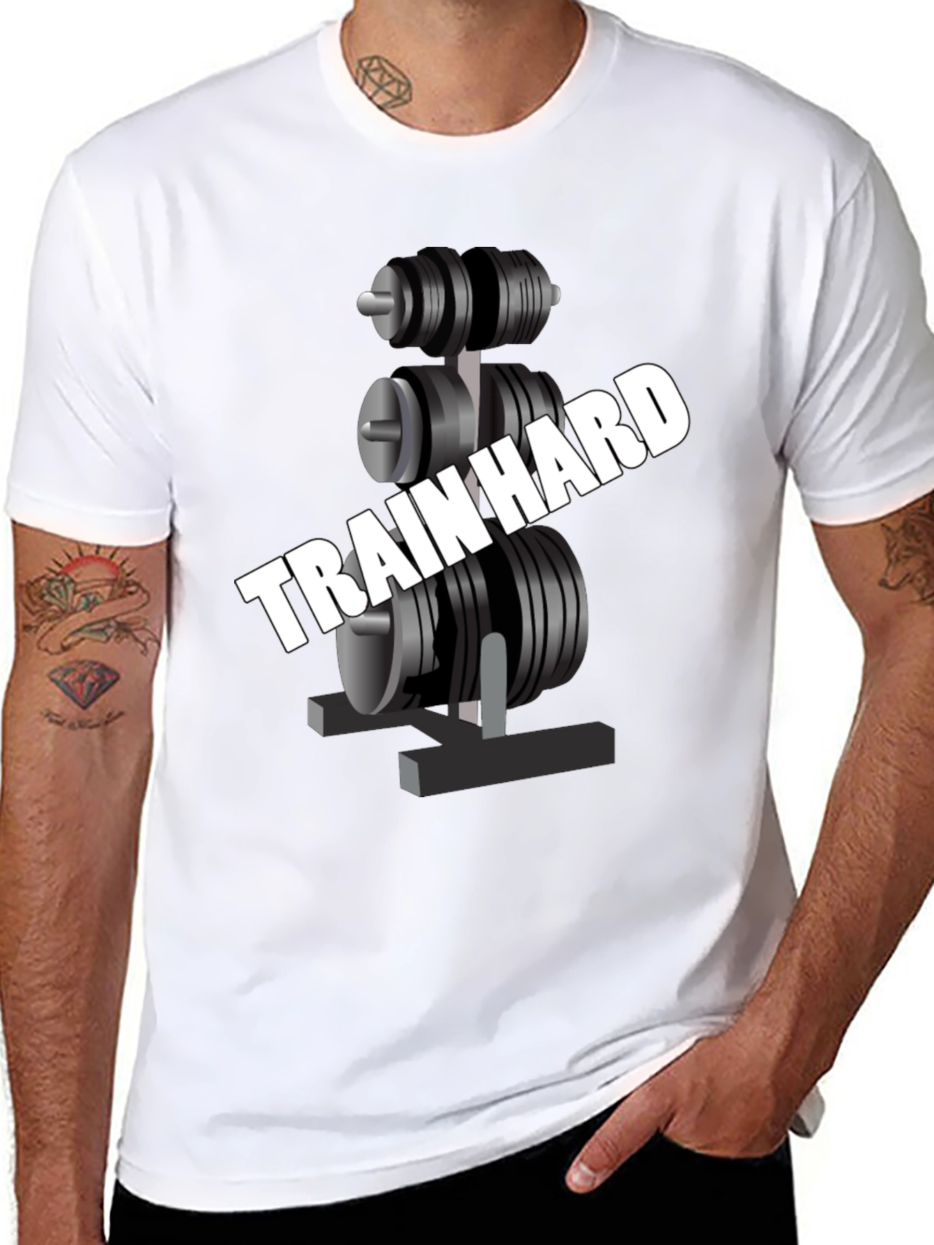 Train Hard Graphic T-Shirt