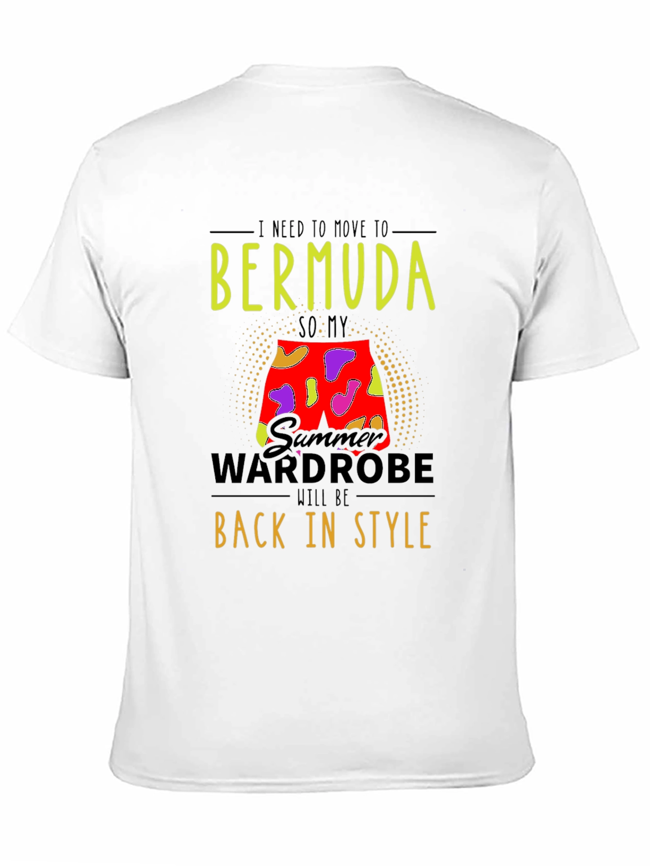 Bermuda Summer Wardrobe Mens T-Shirt