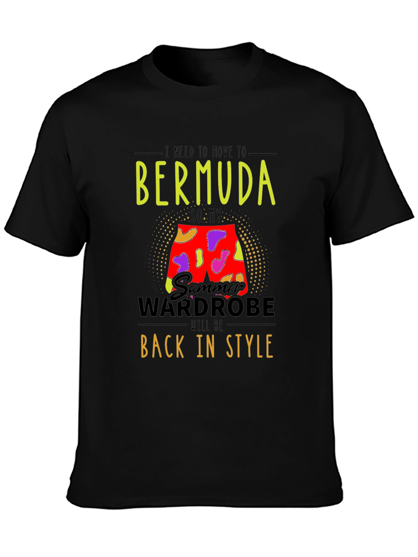 Bermuda Summer Wardrobe Mens T-Shirt