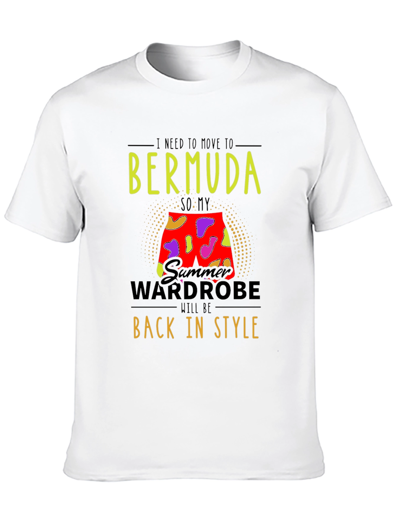 Bermuda Summer Wardrobe Mens T-Shirt