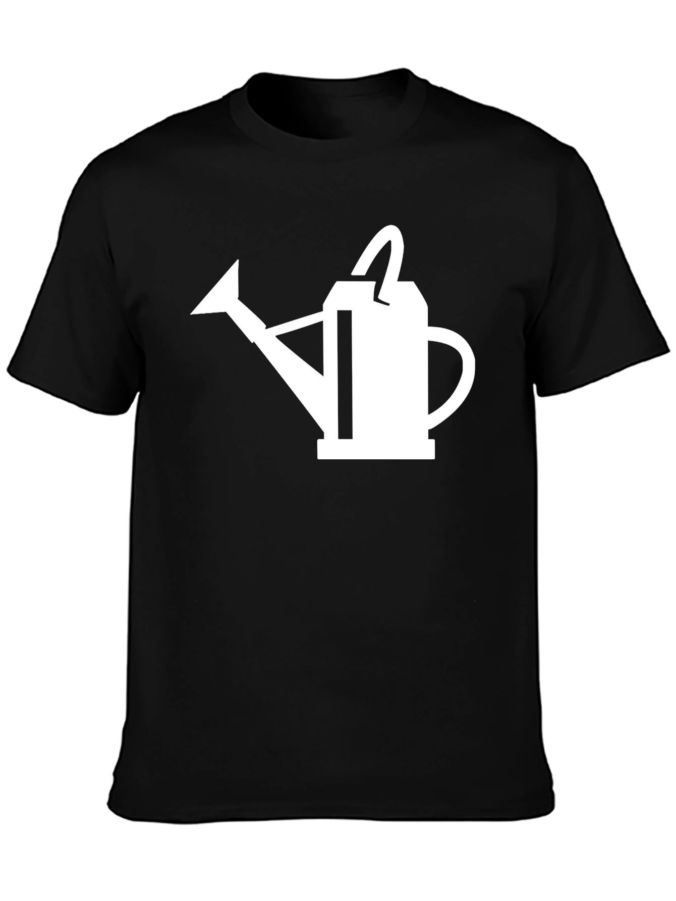 Watering Can Graphic Tee - Black