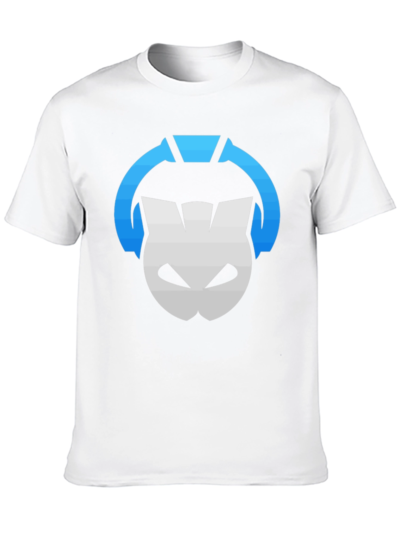 DJ Cat Graphic Tee - Black Cotton T-Shirt