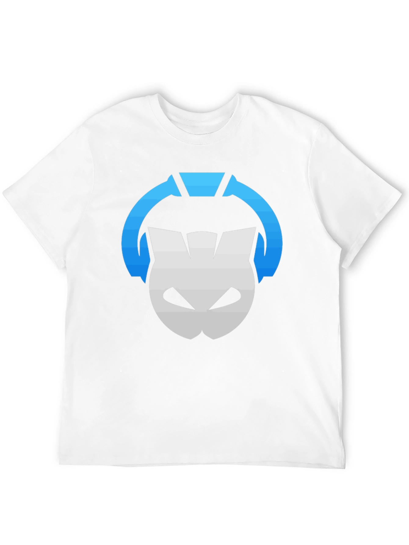 DJ Cat Graphic Tee - Black Cotton T-Shirt