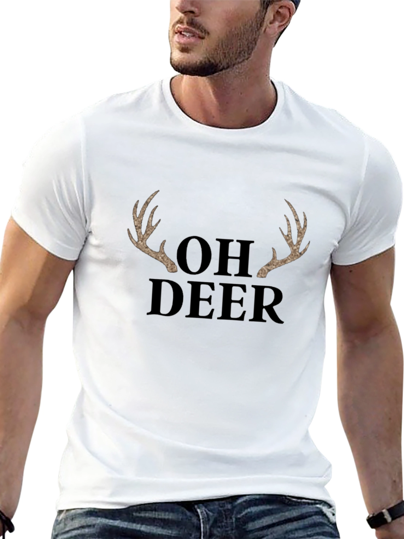 Oh Deer T-Shirt - Novelty Graphic Tee