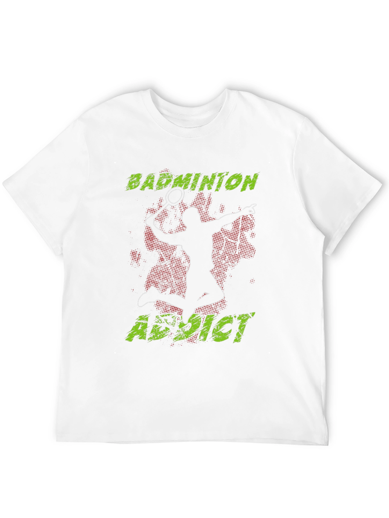 Badminton Addict Graphic Tee - Black