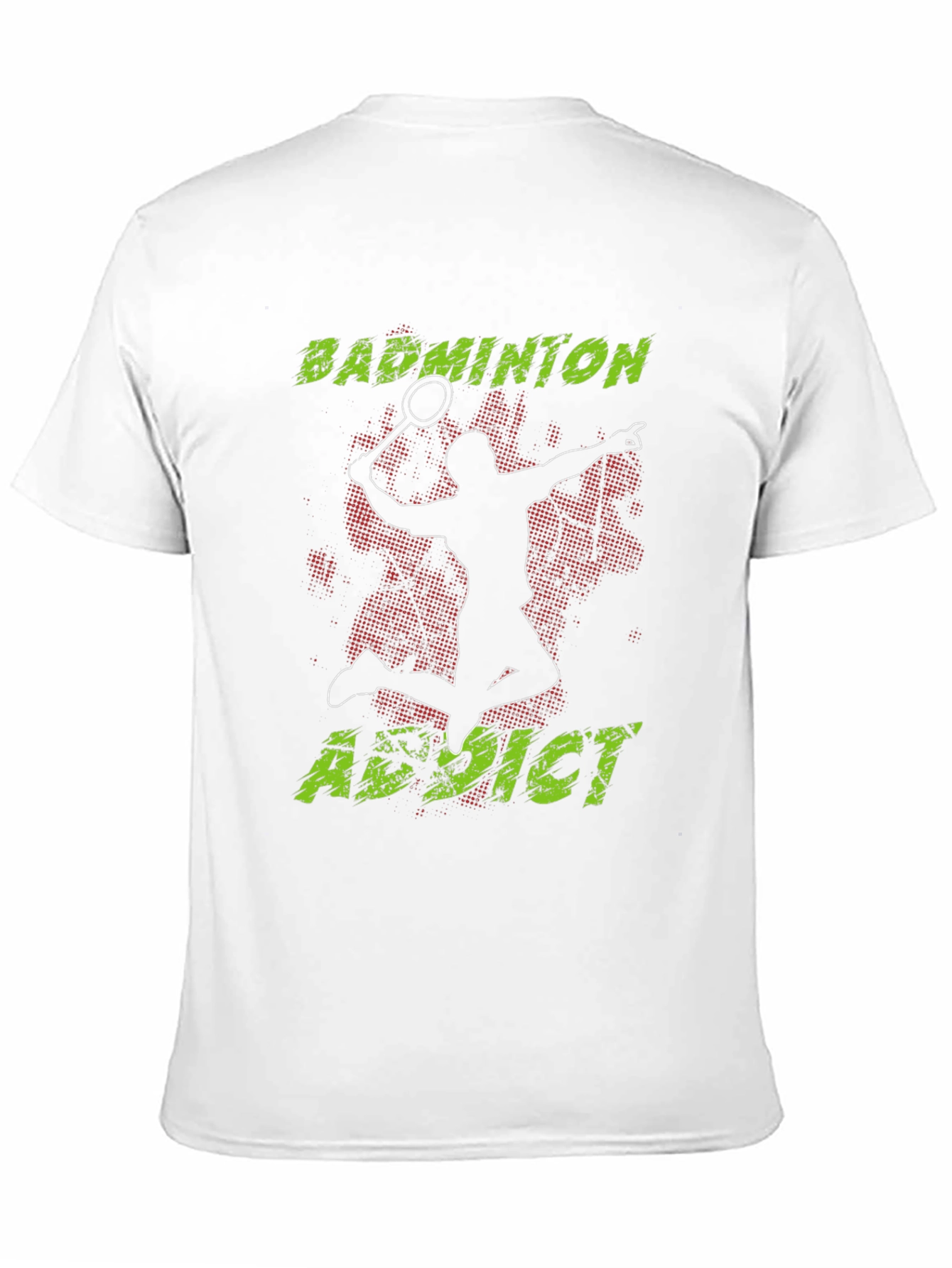 Badminton Addict Graphic Tee - Black
