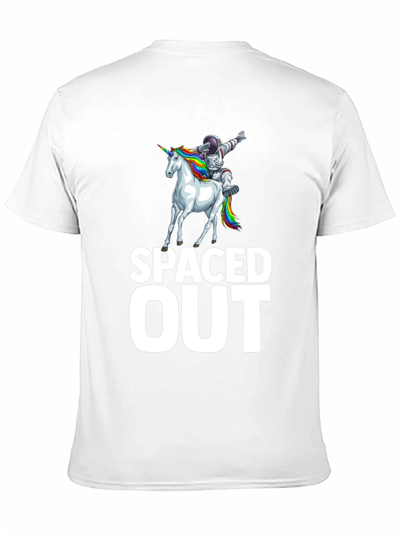 Spaced Out Astronaut Unicorn Graphic T-Shirt