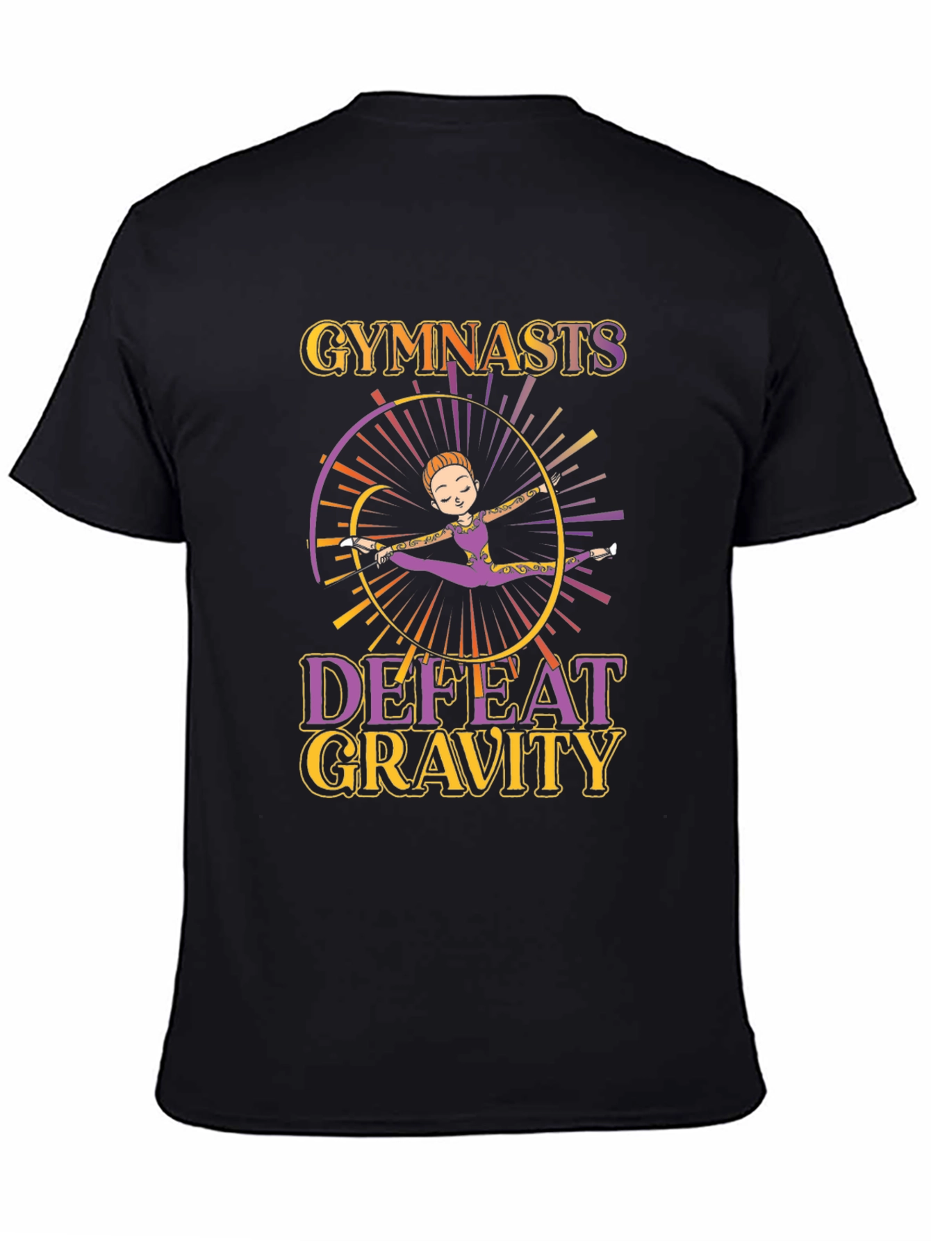 Gymnastics Defeat Gravity Graphic T-Shirt