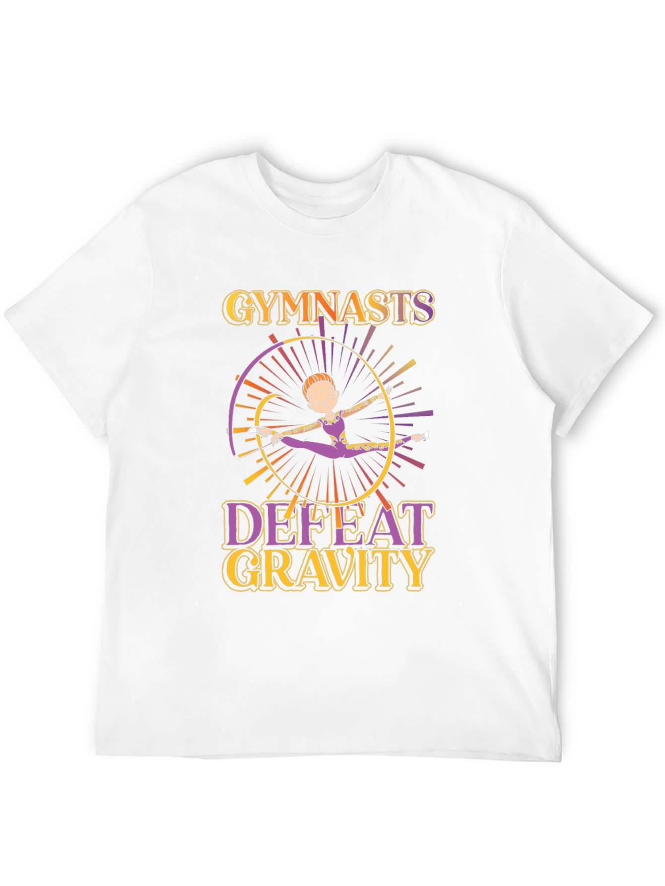 Gymnastics Defeat Gravity Graphic T-Shirt