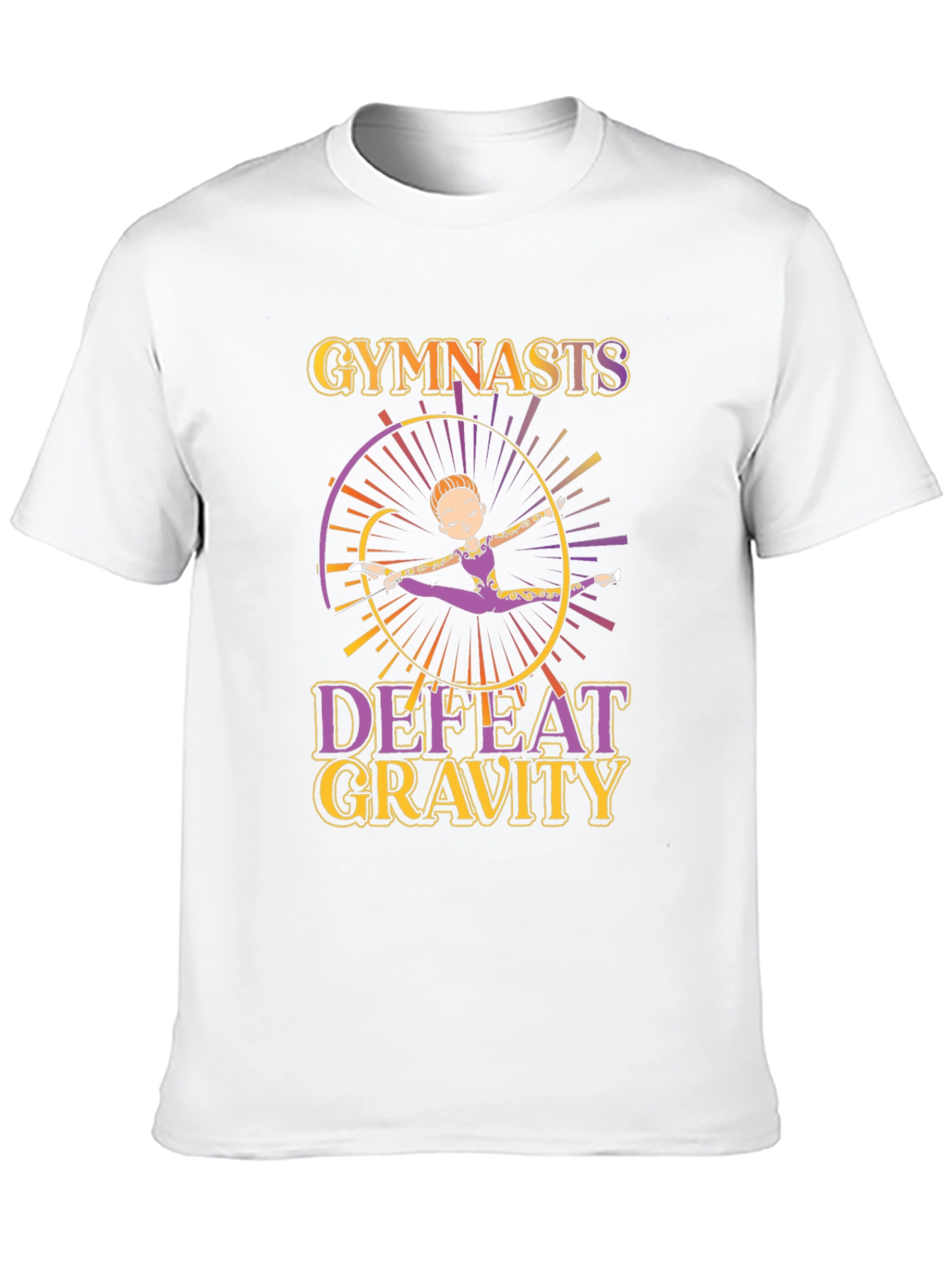 Gymnastics Defeat Gravity Graphic T-Shirt
