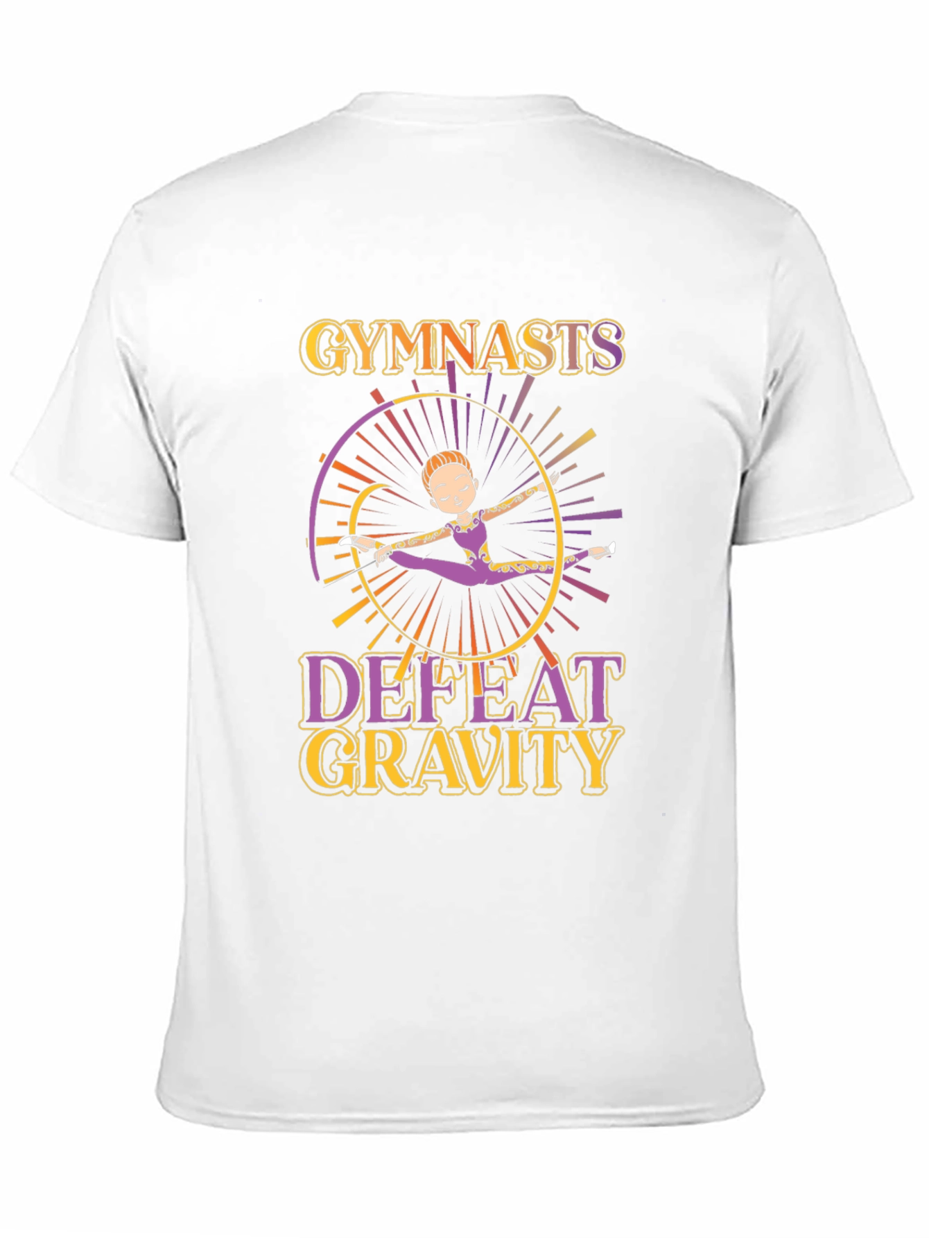 Gymnastics Defeat Gravity Graphic T-Shirt