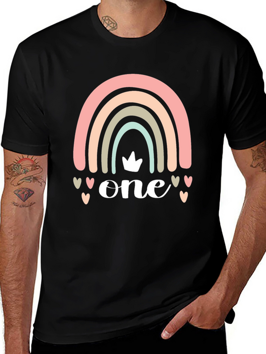 Rainbow One Birthday T-Shirt