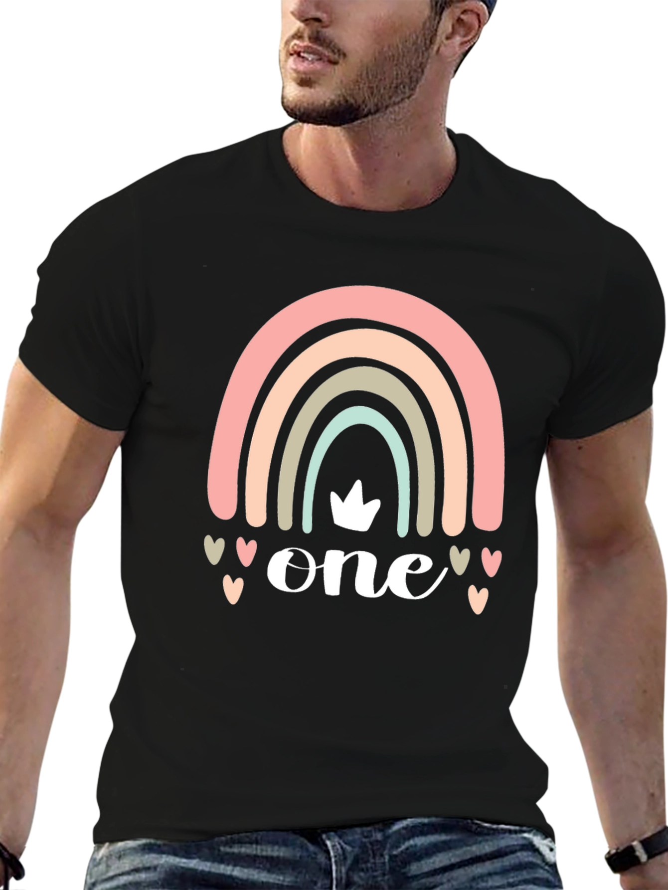 Rainbow One Birthday T-Shirt