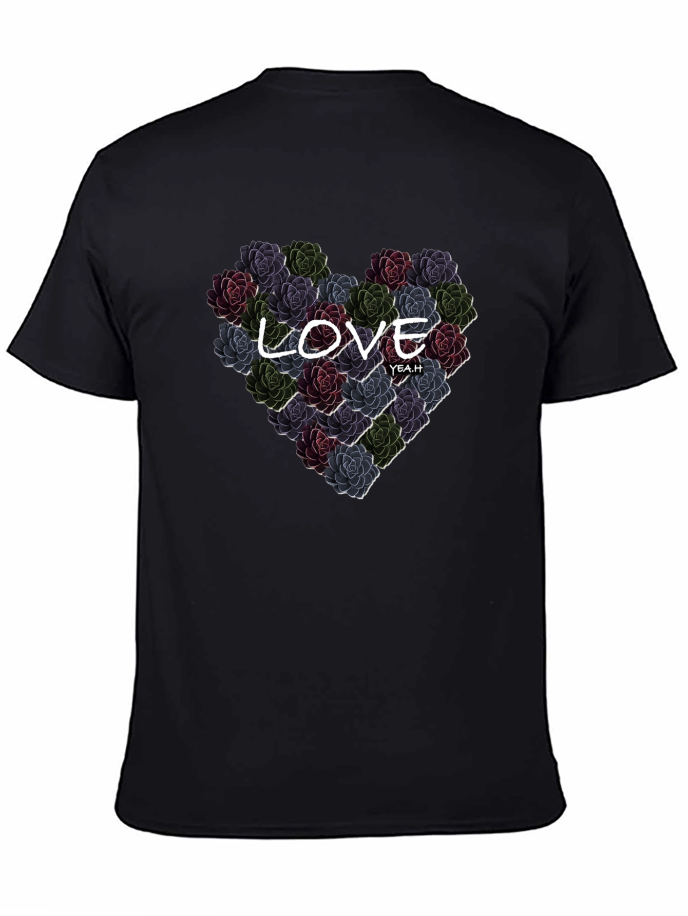 Floral Heart Love T-Shirt - Stylish Graphic Tee