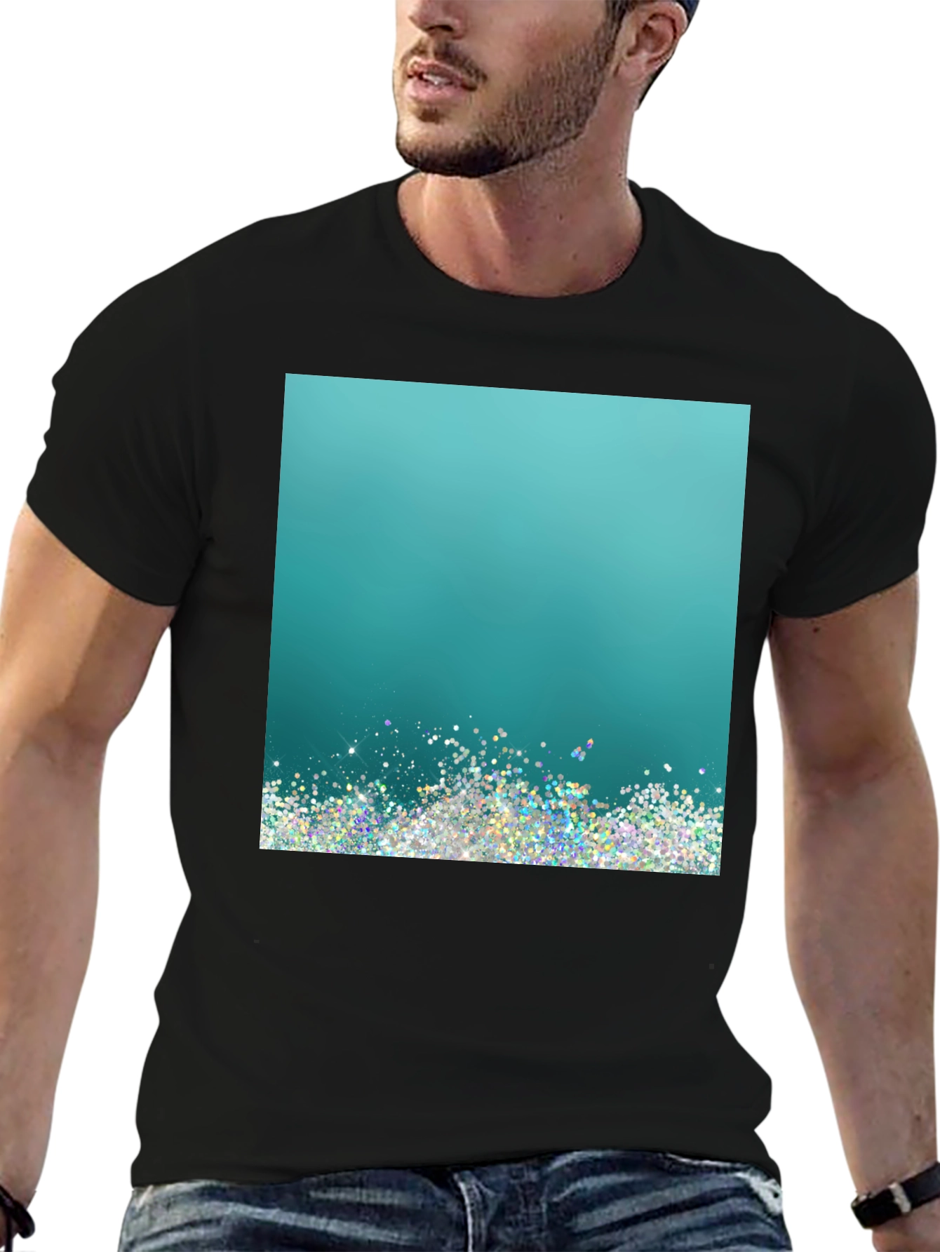 Glitter Gradient Tee
