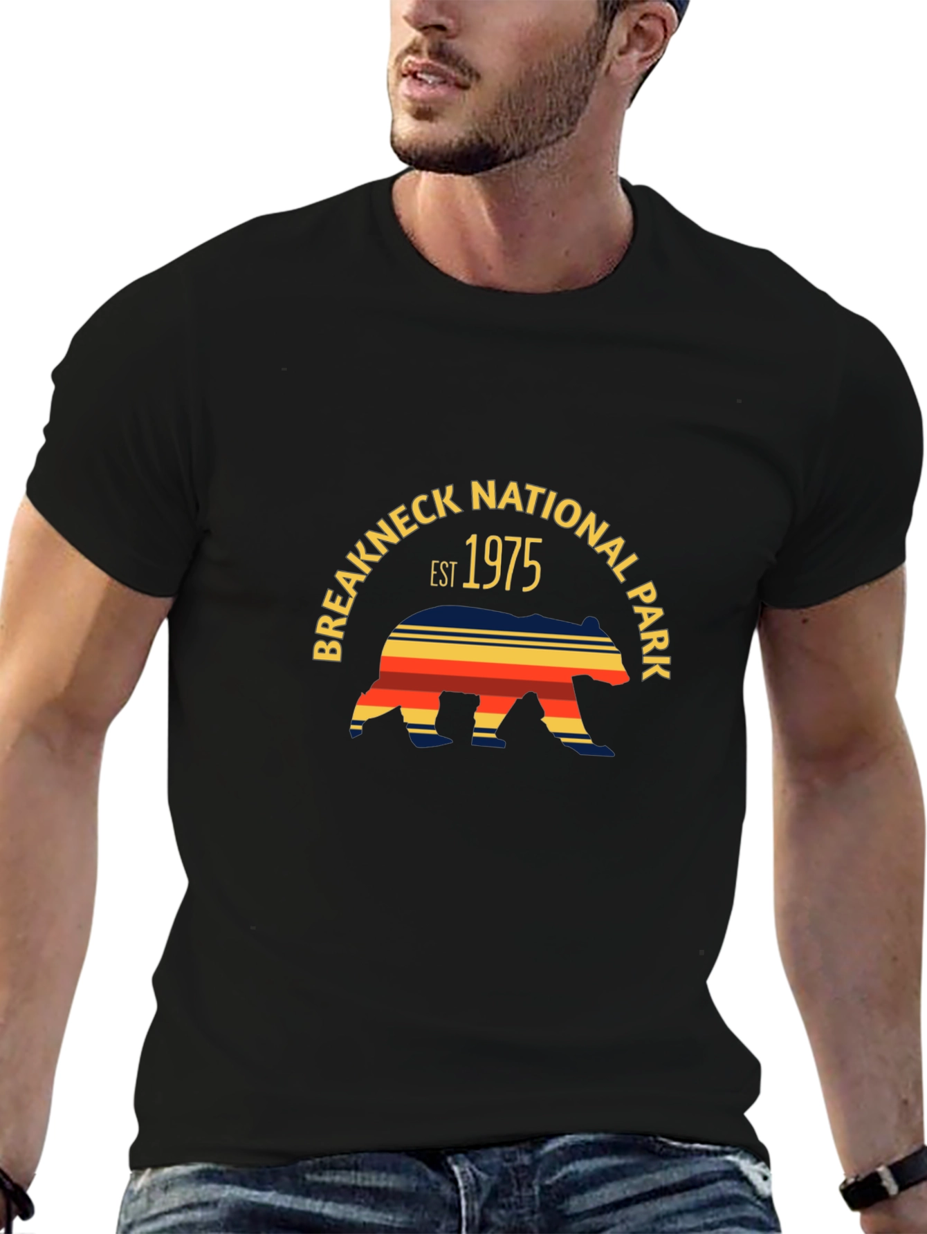 Breakneck National Park Black Tee