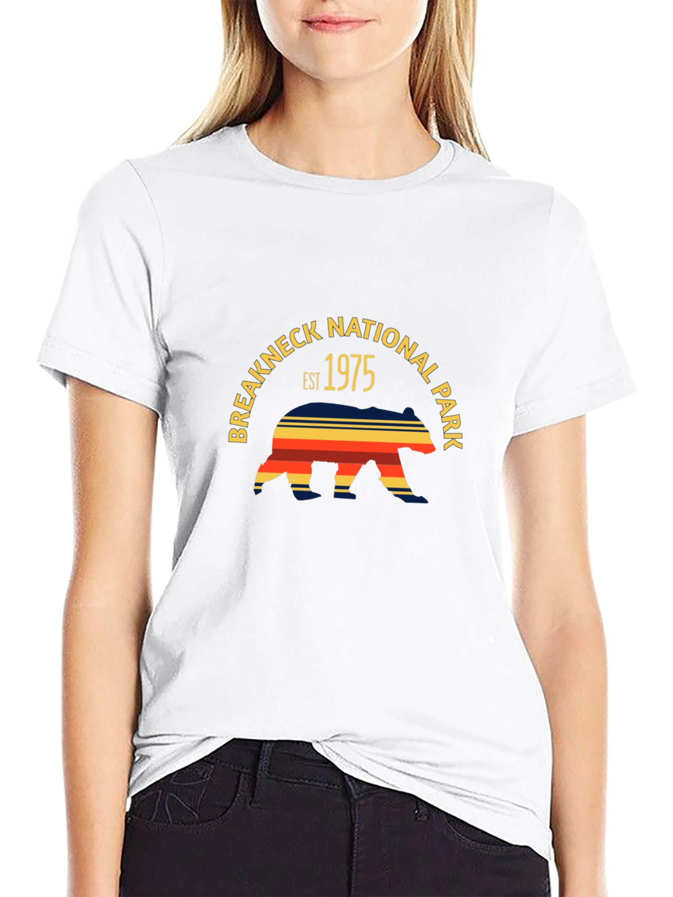 Breakneck National Park Black Tee