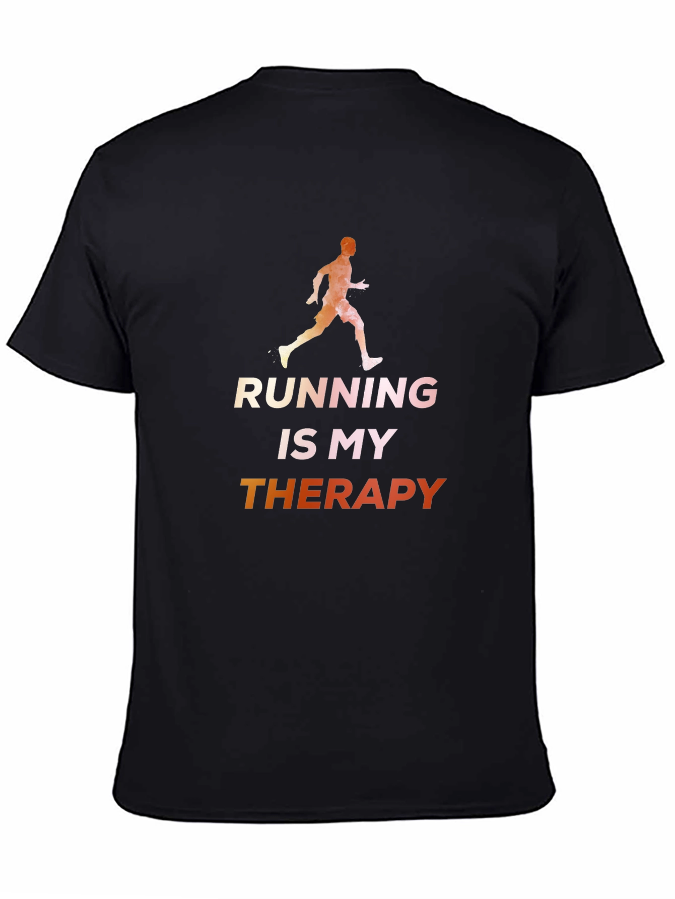 Running is My Therapy Graphic Tee