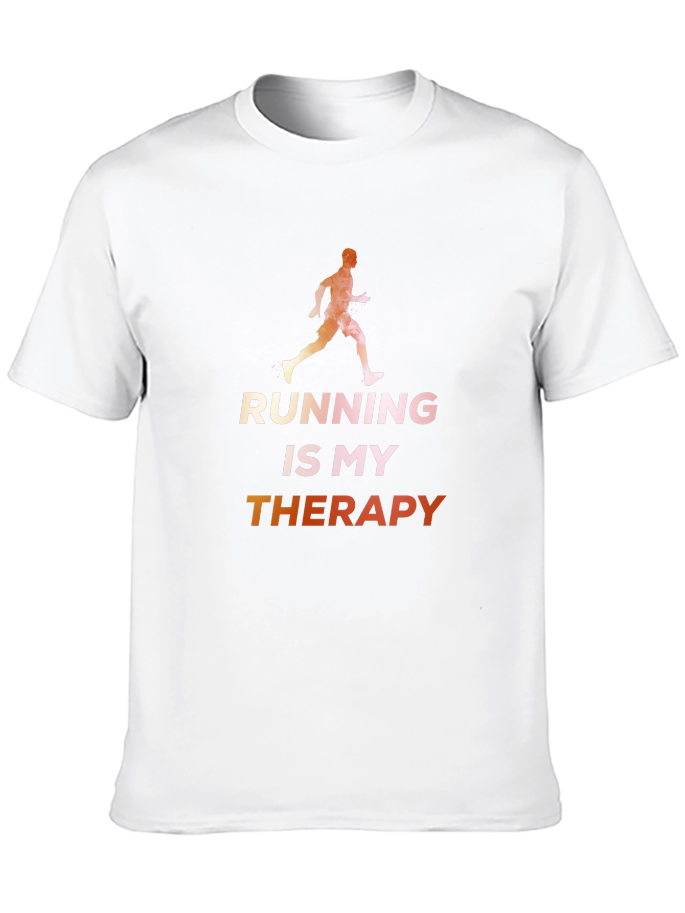 Running is My Therapy Graphic Tee