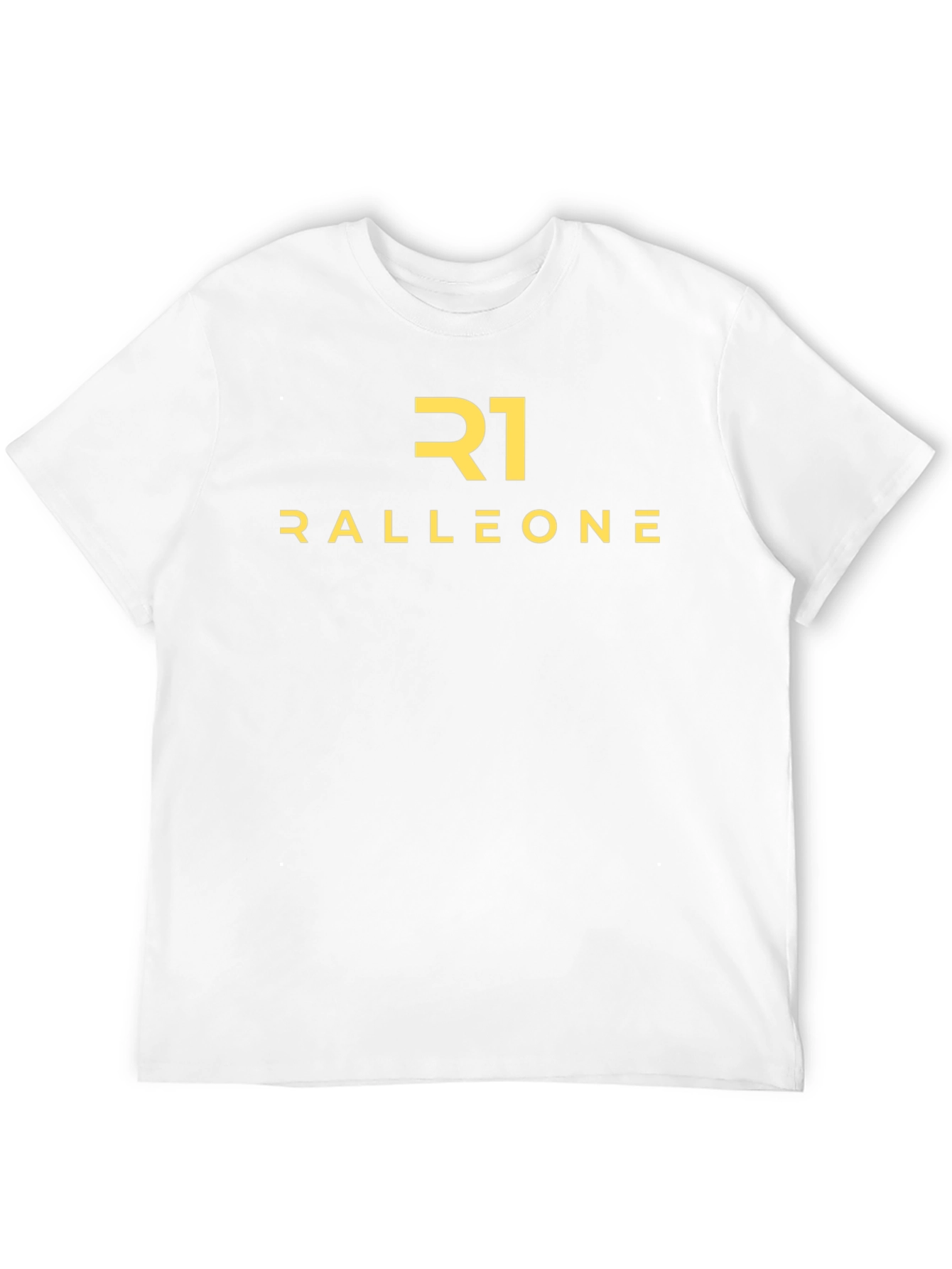 Ralleone Black Cotton Graphic T-Shirt