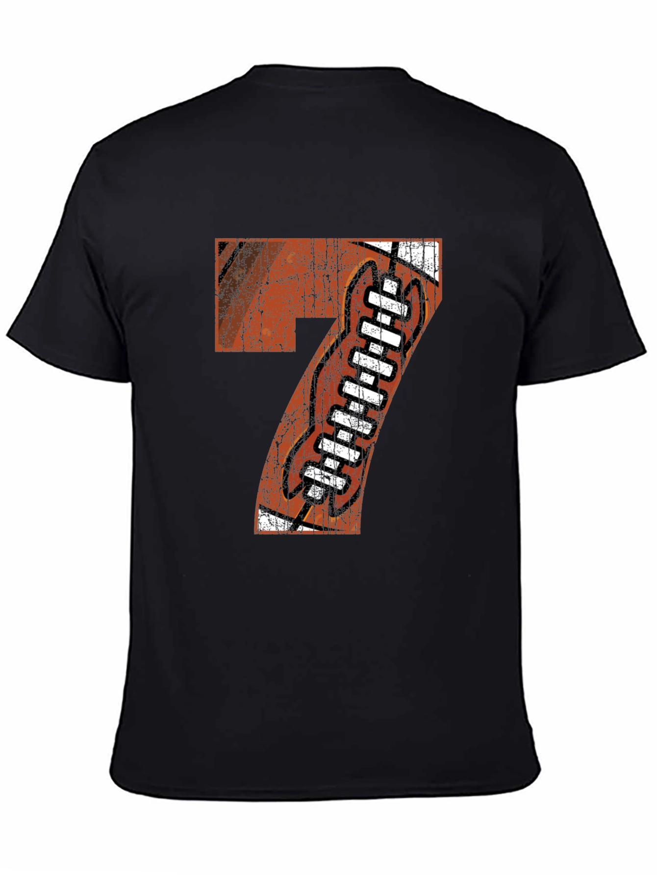 Number 7 Football Graphic T-Shirt