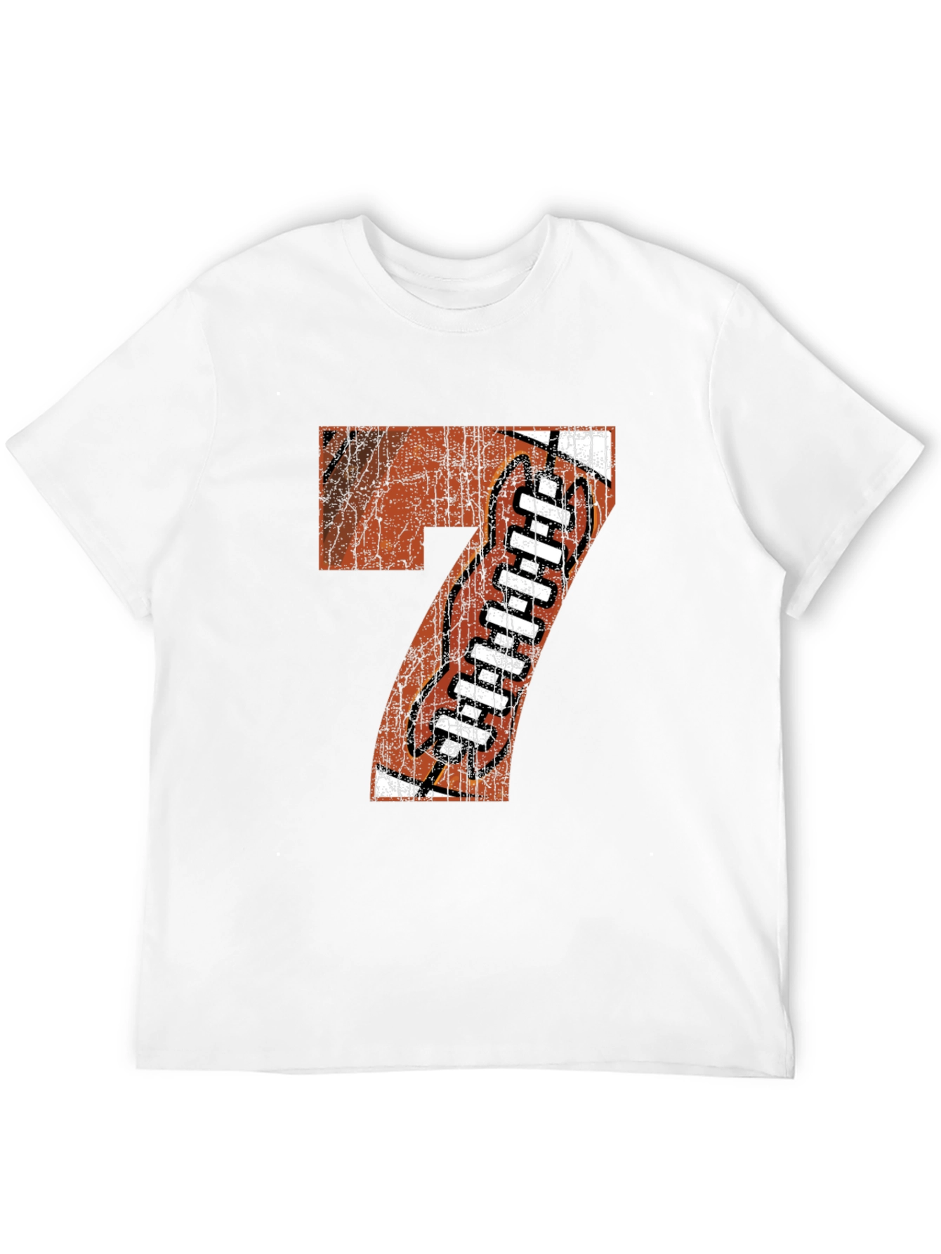 Number 7 Football Graphic T-Shirt