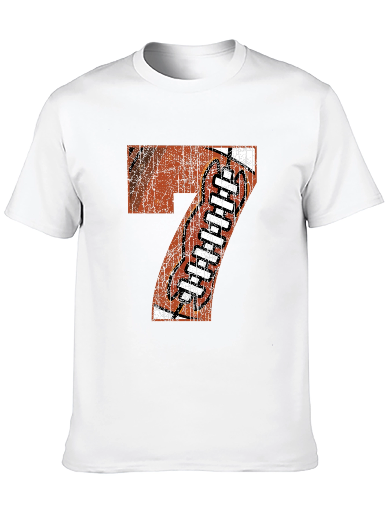 Number 7 Football Graphic T-Shirt