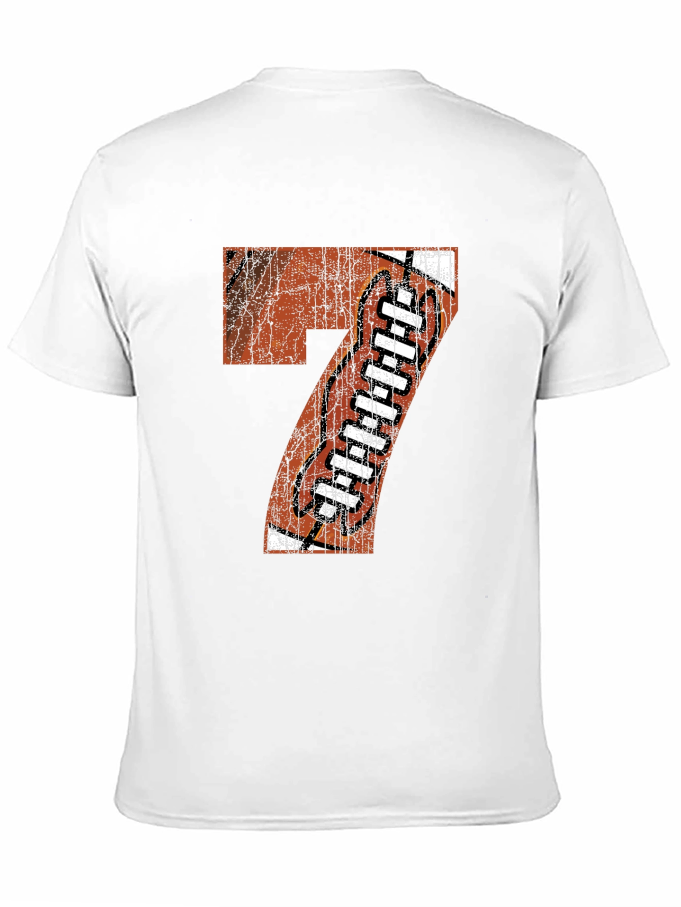 Number 7 Football Graphic T-Shirt