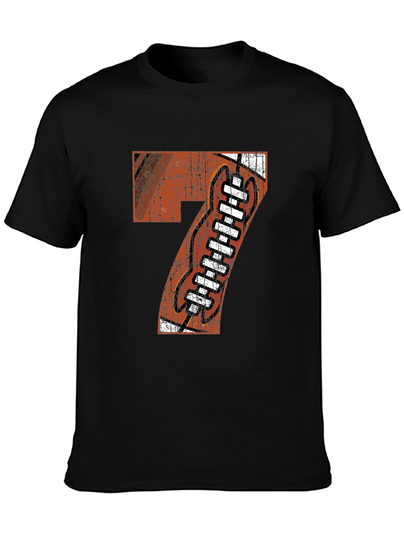 Number 7 Football Graphic T-Shirt