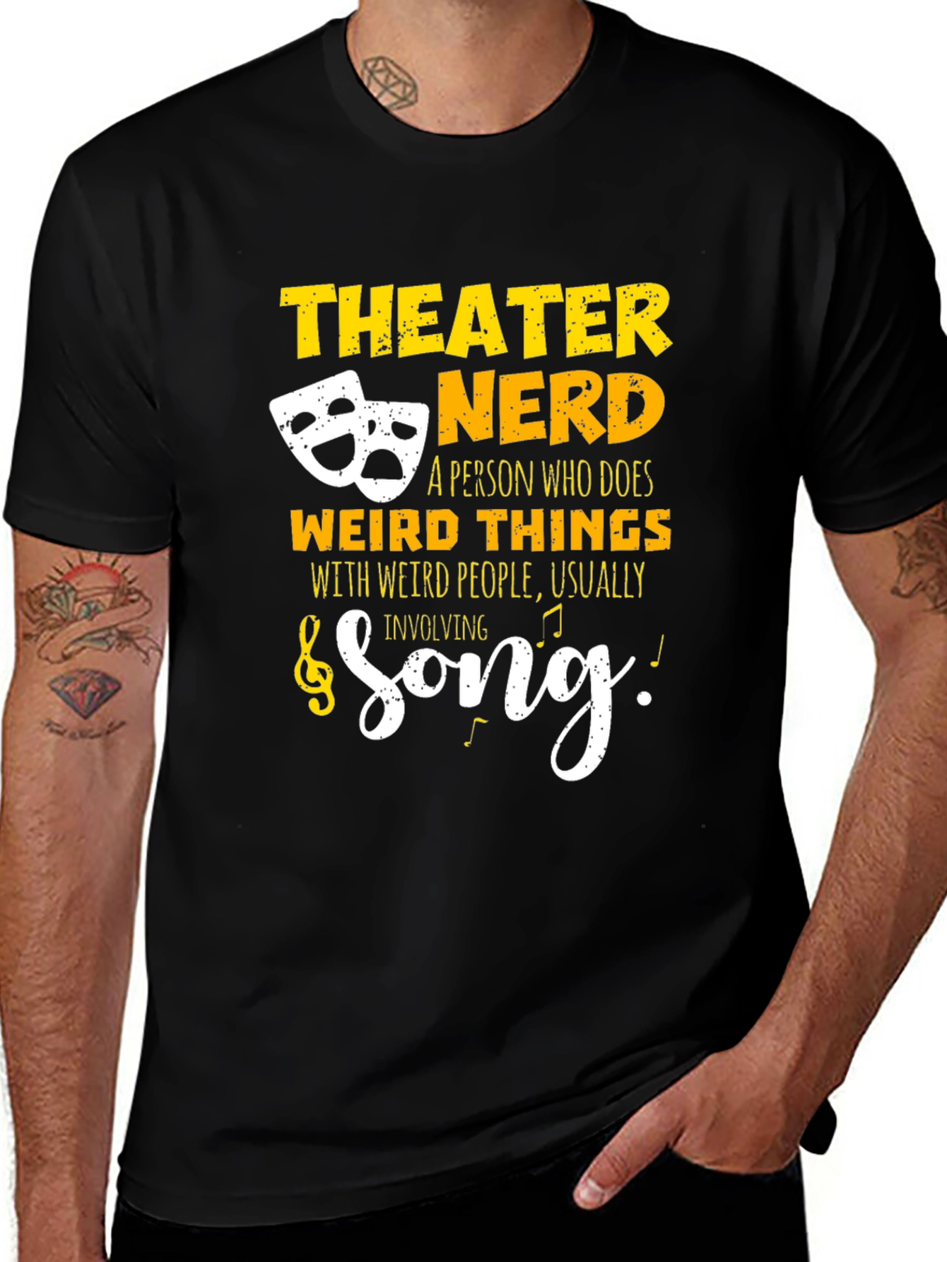 Theater Nerd Graphic T-Shirt - Funny Actor Gift