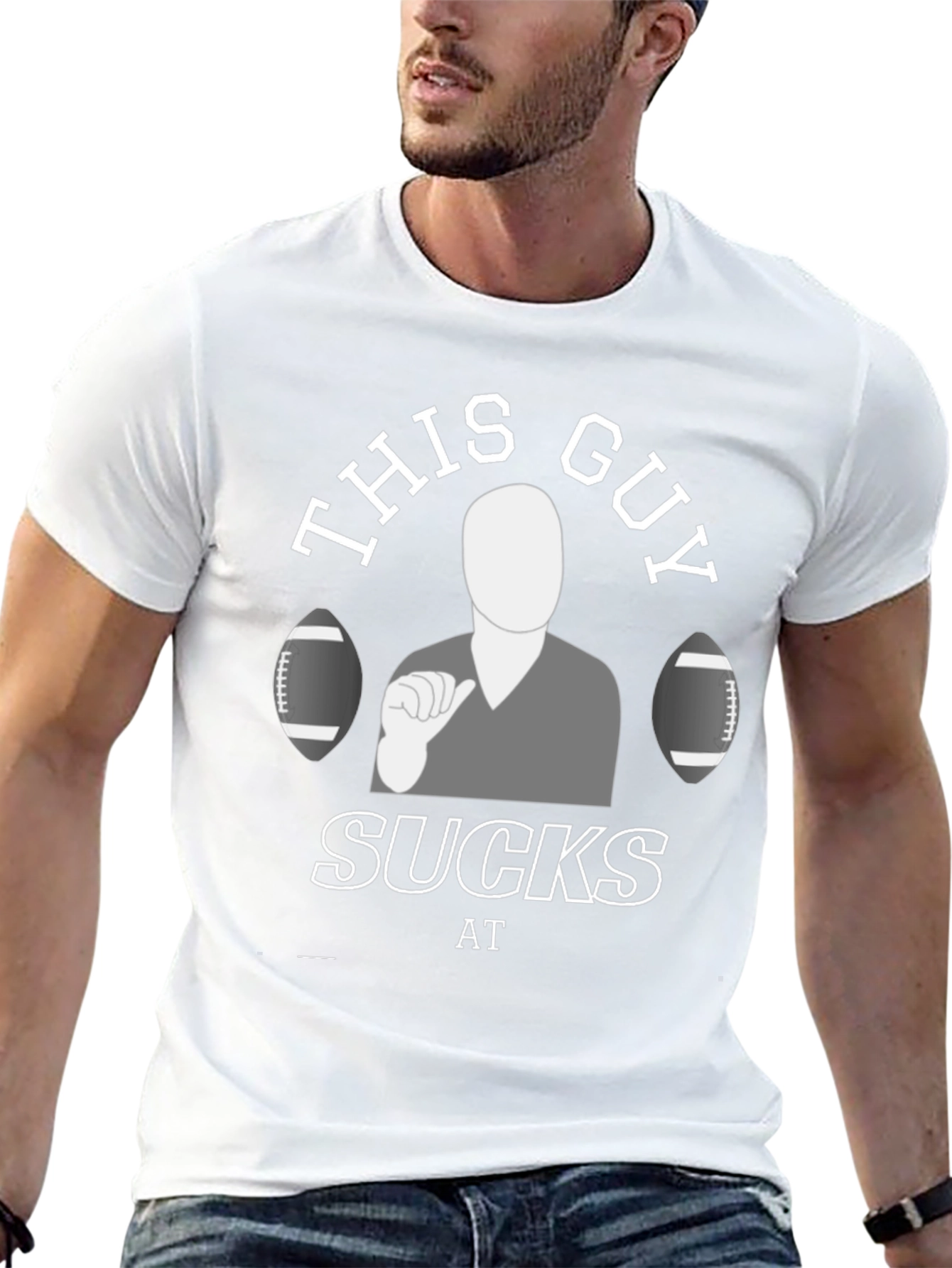 This Guy Sucks At Football T-Shirt
