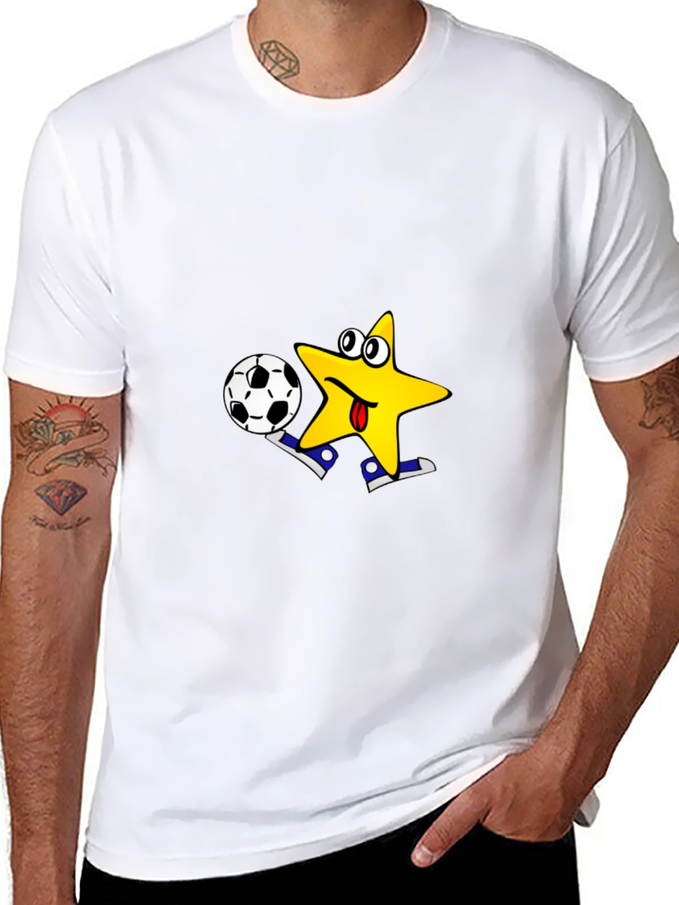 Funny Star Soccer T-Shirt - Kick Off in Style!