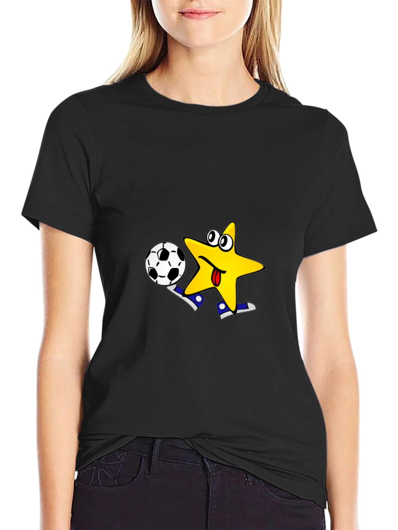 Funny Star Soccer T-Shirt - Kick Off in Style!