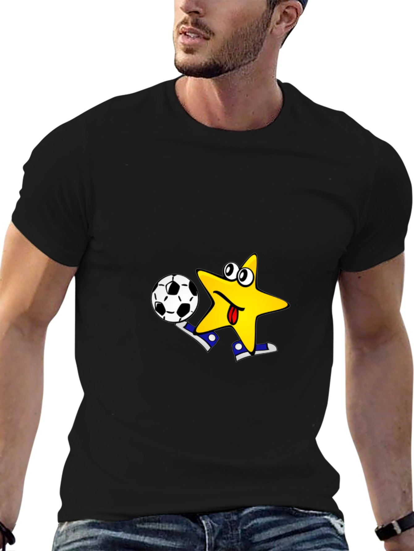 Funny Star Soccer T-Shirt - Kick Off in Style!