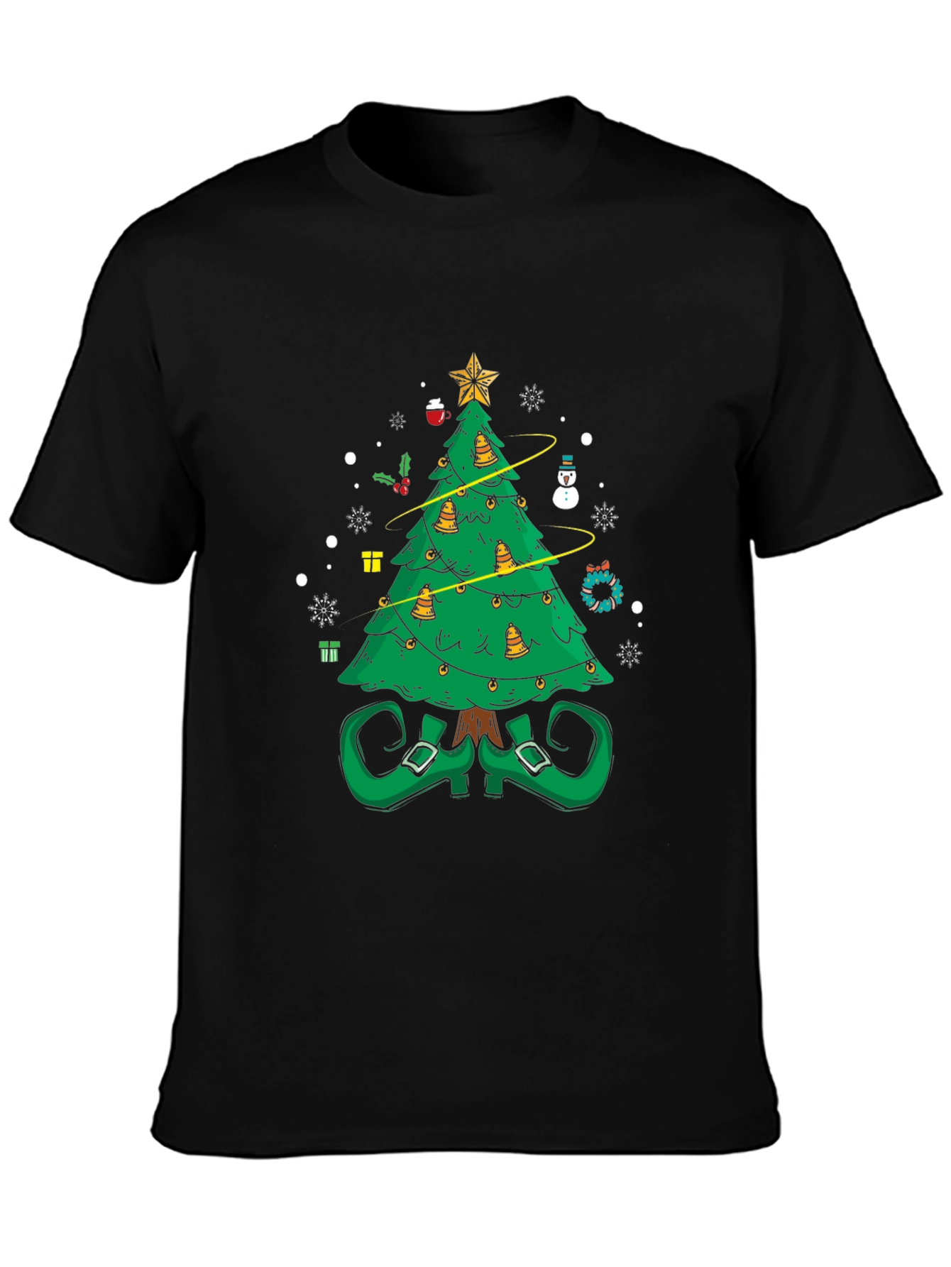Festive Christmas Tree Elf Shirt