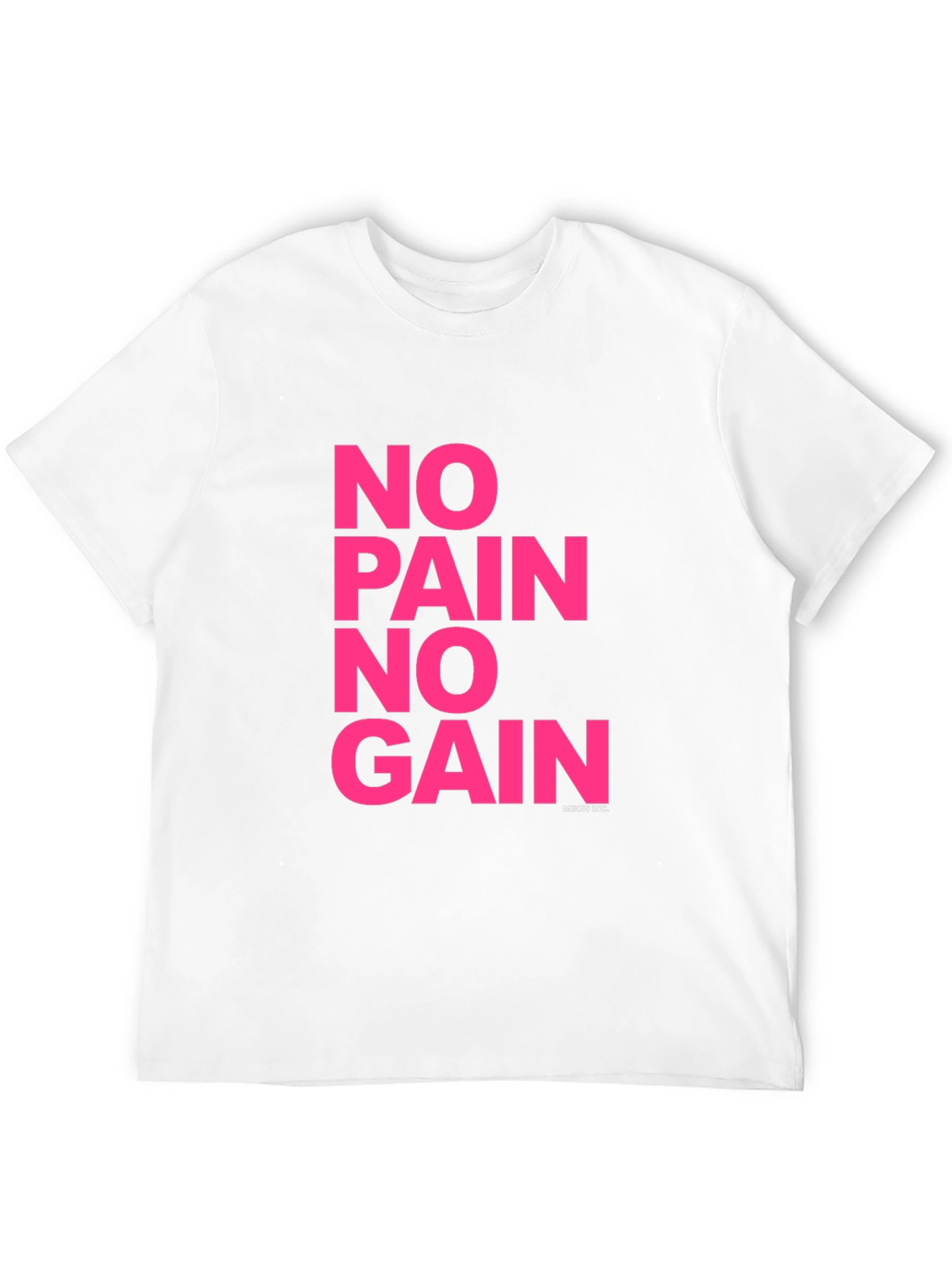 No Pain No Gain Graphic Tee - Black