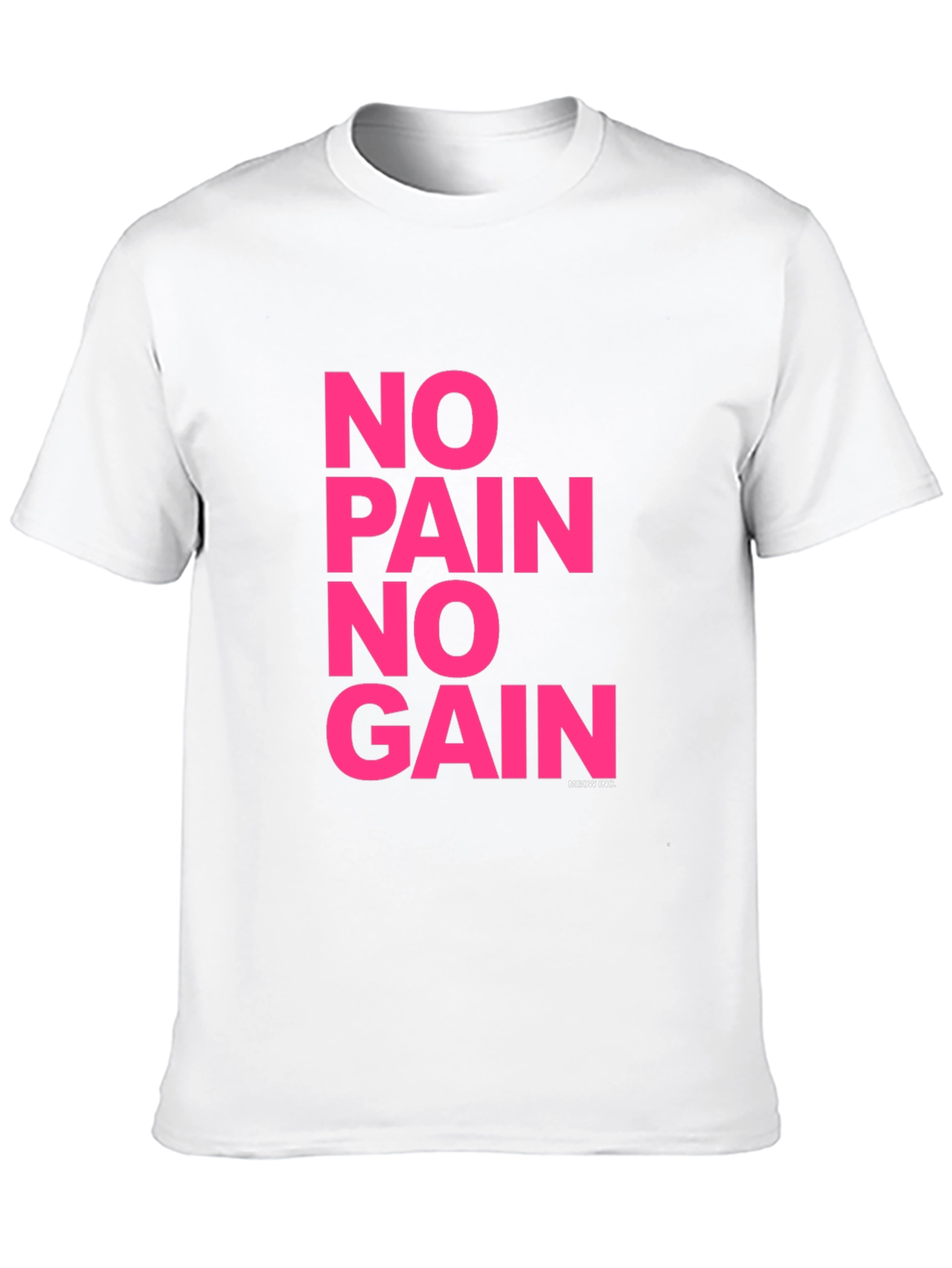 No Pain No Gain Graphic Tee - Black
